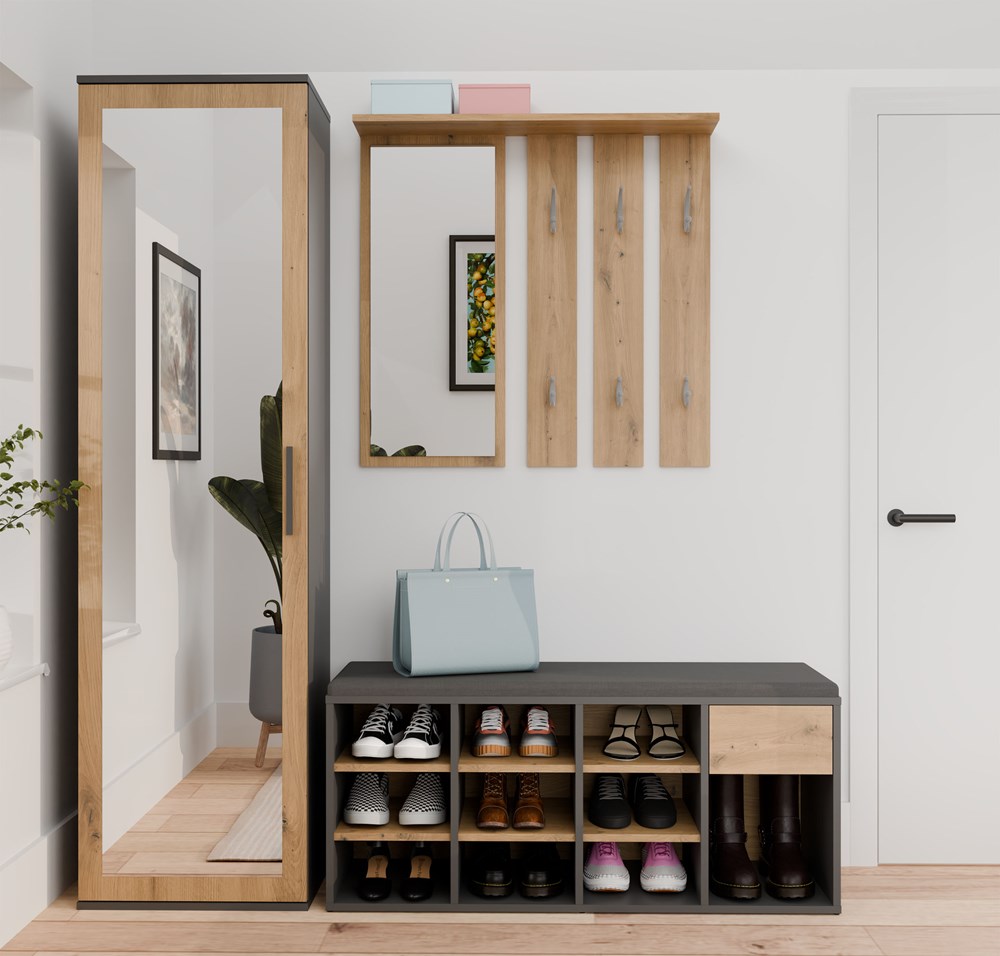 Polica za obuću Mandeville 322 (Antricit (ugalj))