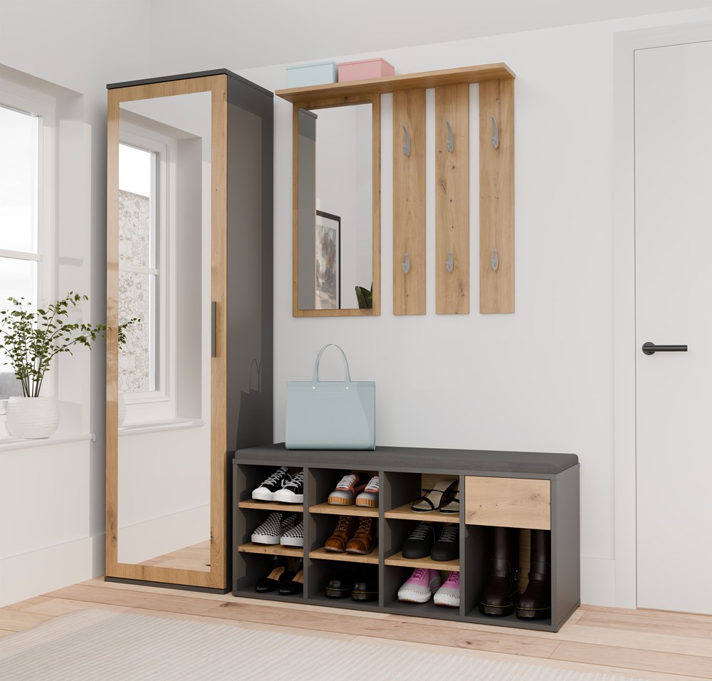 Polica za obuću Mandeville 322 (Antricit (ugalj))