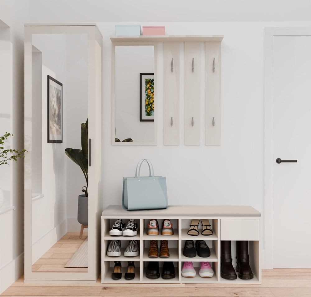 Polica za obuću Mandeville 322 (Bež)