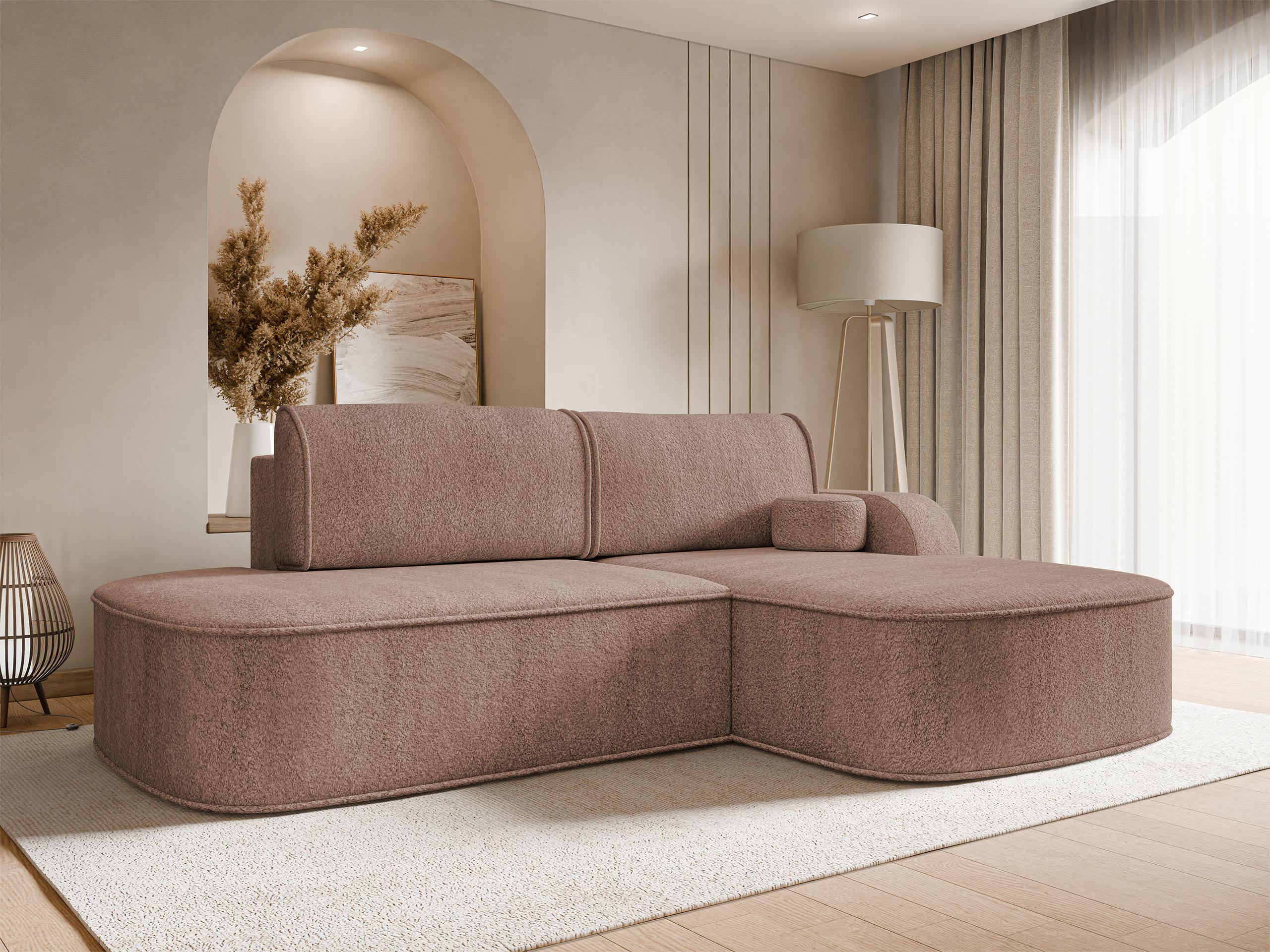 Ugaona sofa Comfivo 464 (Coral 45)