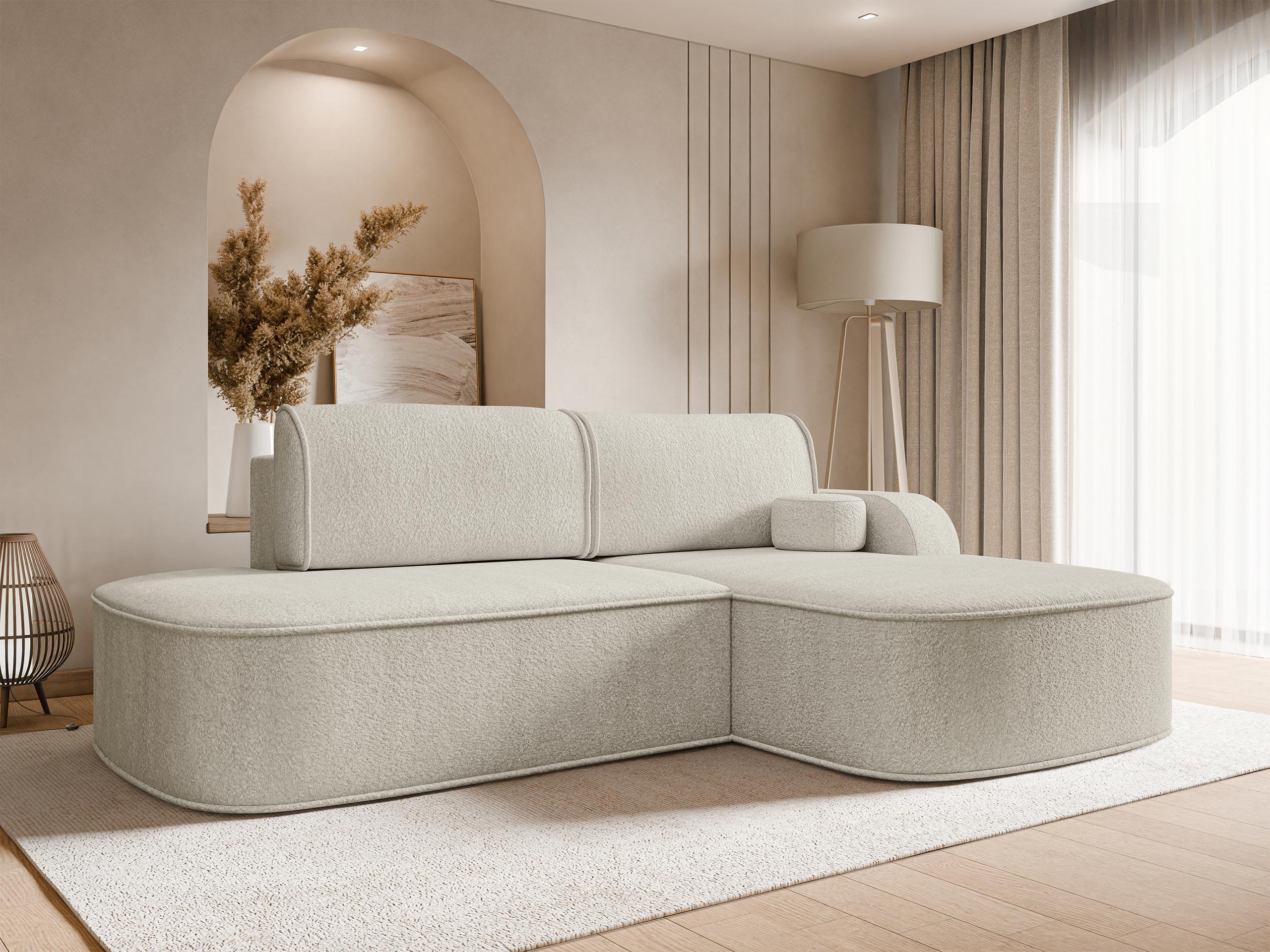 Ugaona sofa Comfivo 464 (Coral 65)