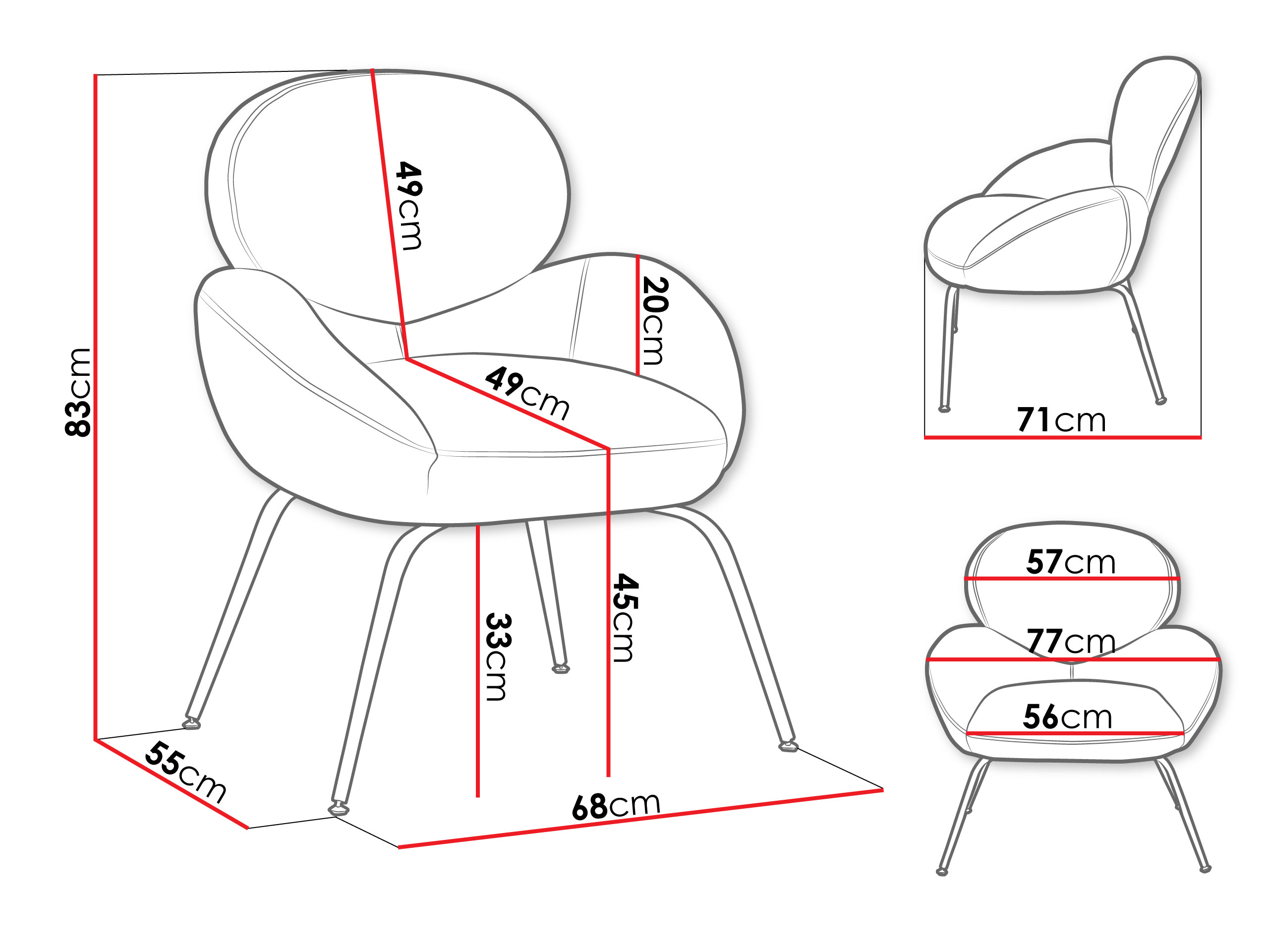Fotelja Comfivo 465 (Quelle 03)