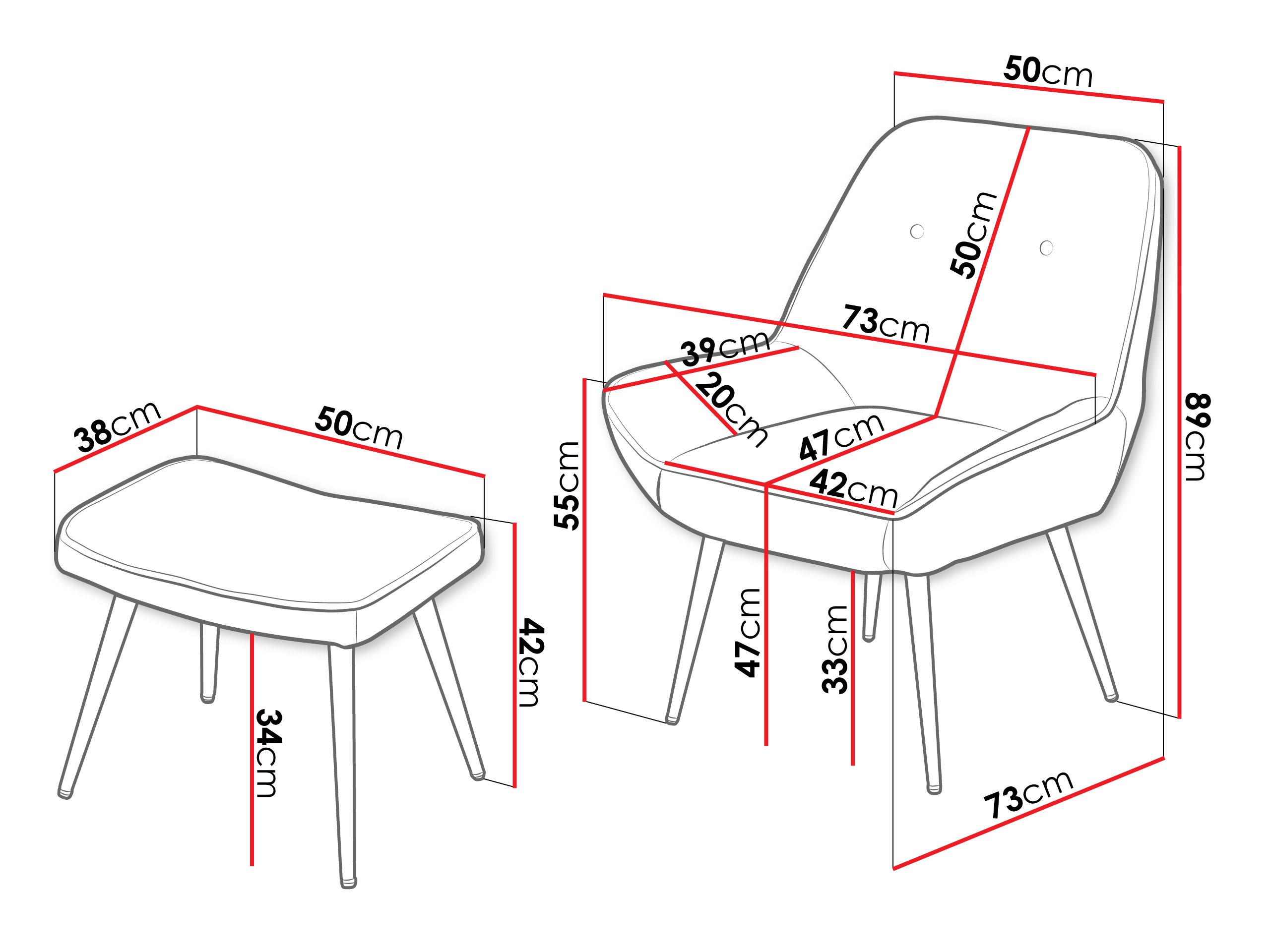 Fotelja Comfivo 467 (Sea 140)