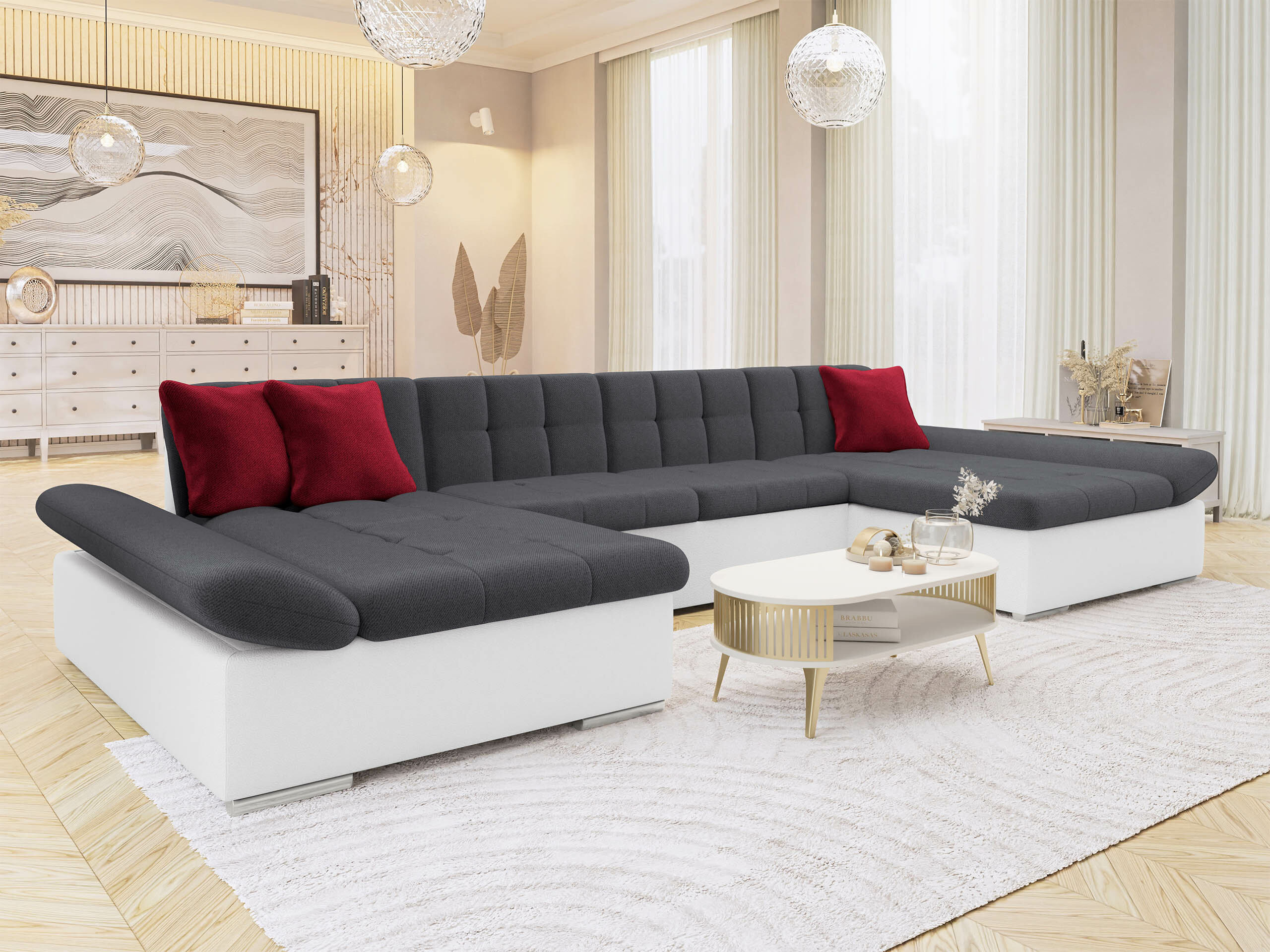 Ugaona sofa Comfivo 155 (Soft 017 + Kronos 22 + Kronos 02)