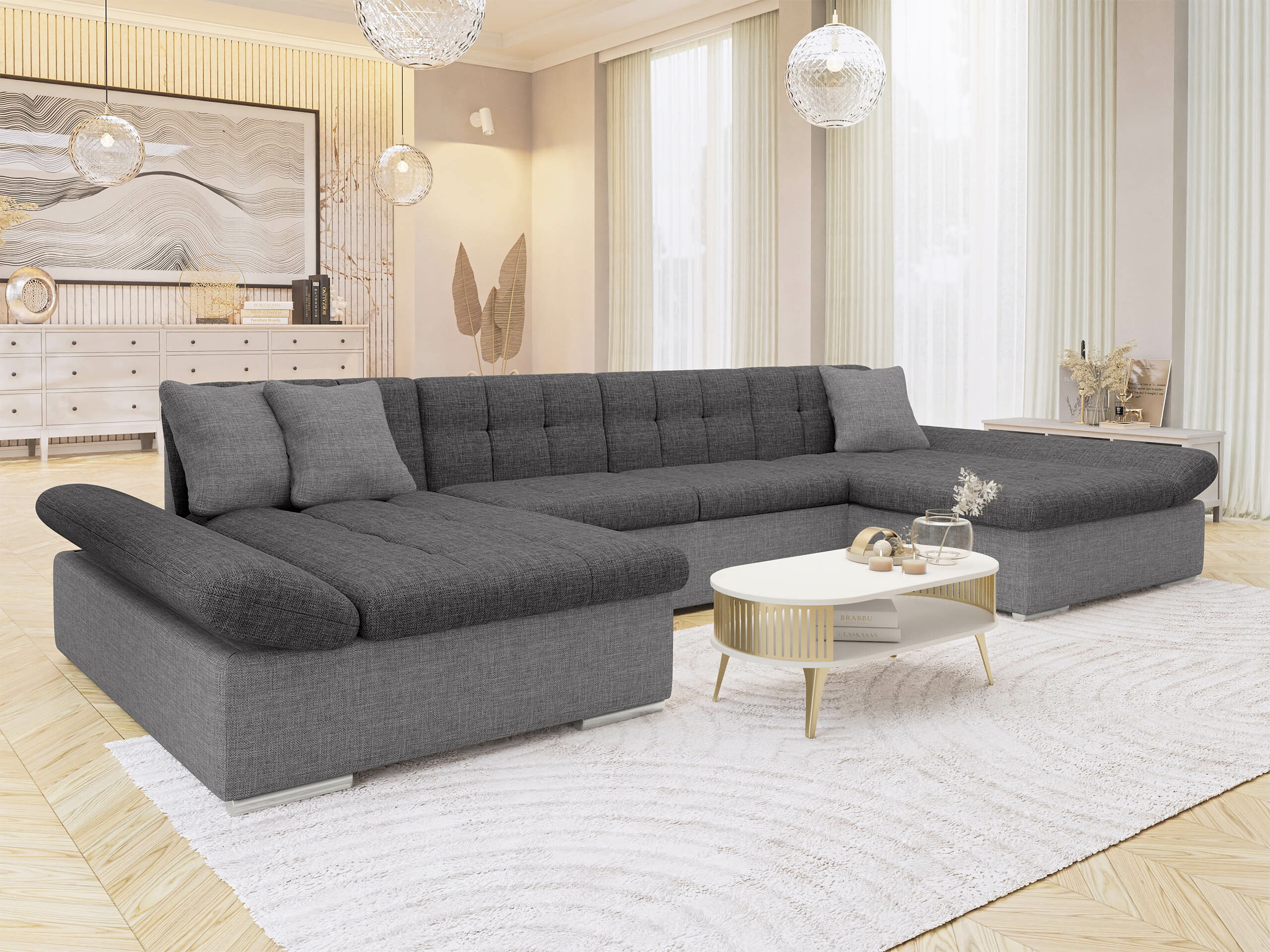 Ugaona sofa Comfivo 168 (Lux 05 + Lux 06)