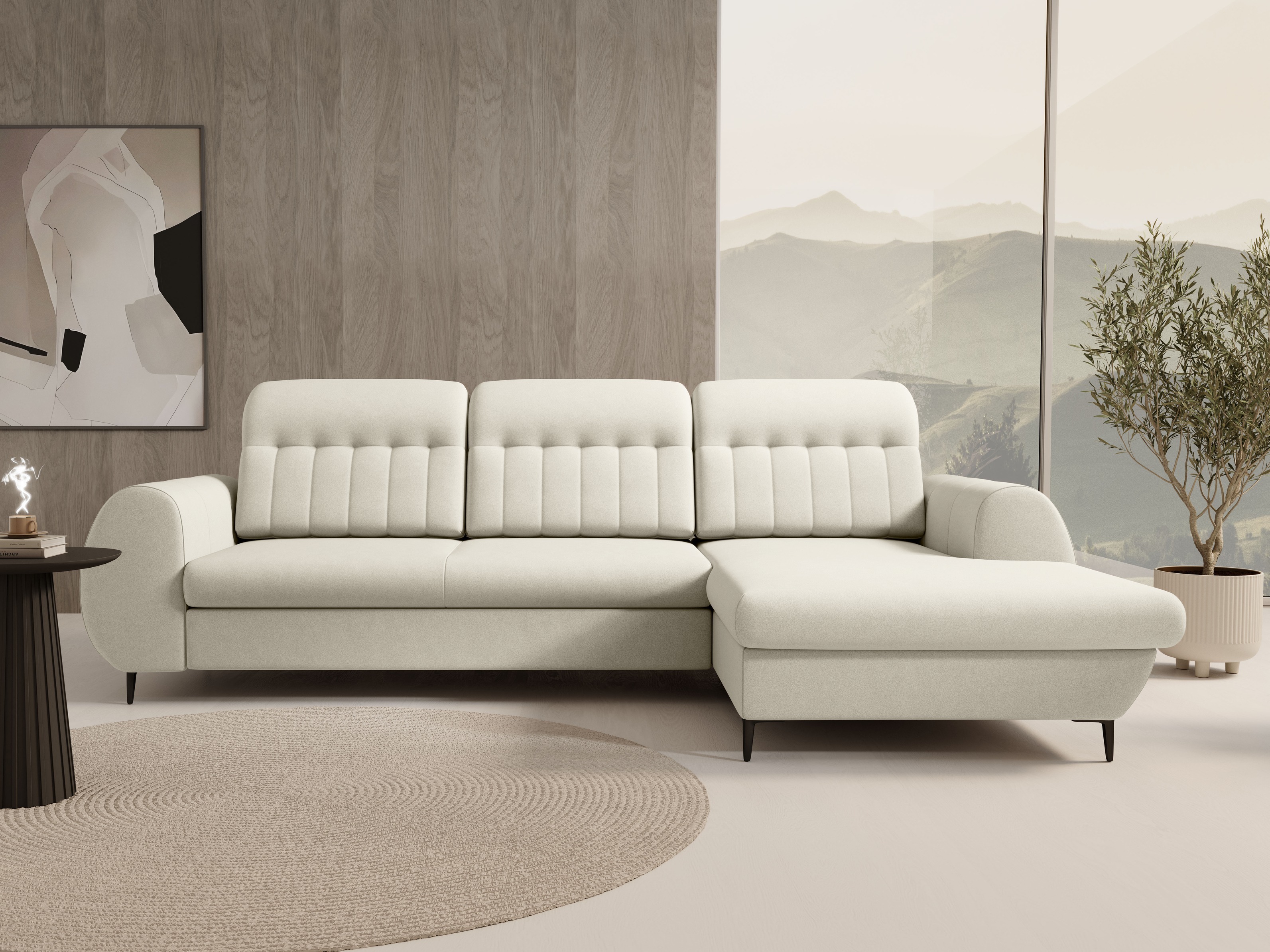 Ugaona sofa Kingston 195 (Castel 03)