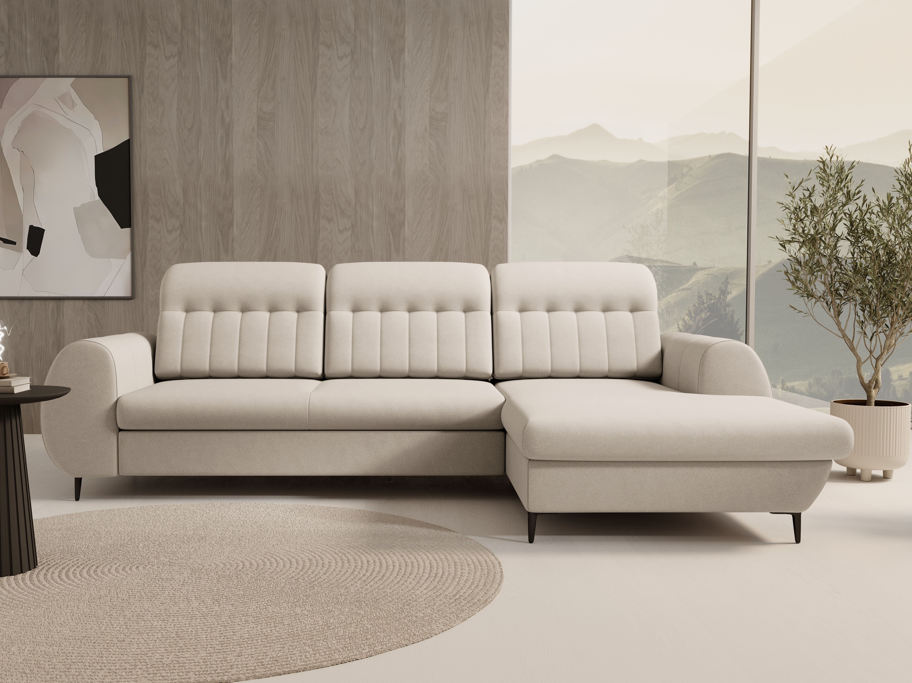 Ugaona sofa Kingston 195 (Castel 04)