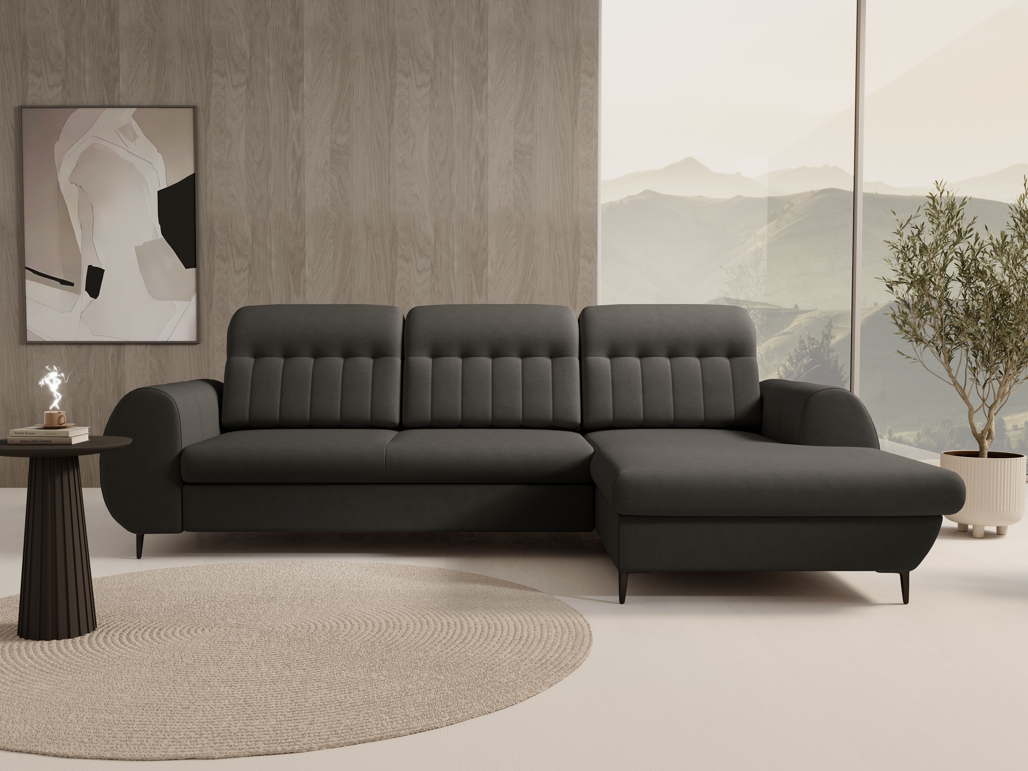 Ugaona sofa Kingston 195 (Castel 93)