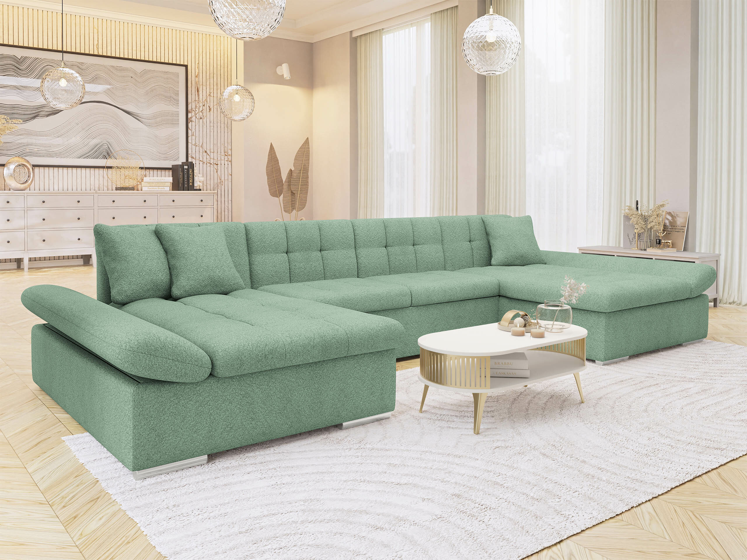 Ugaona sofa Comfivo 155 (Coral 55)