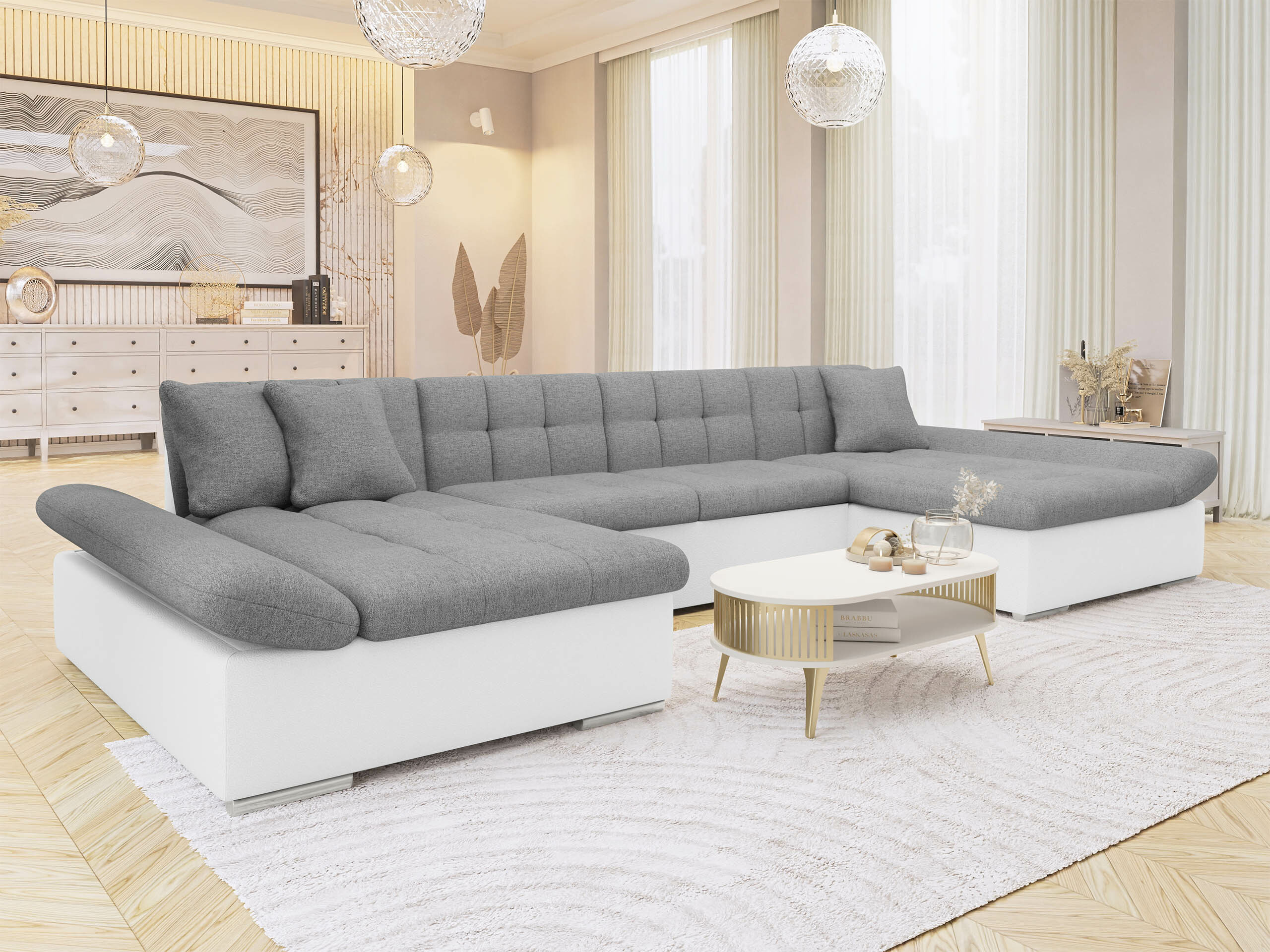 Ugaona sofa Comfivo 155 (Soft 017 + Soul 17)