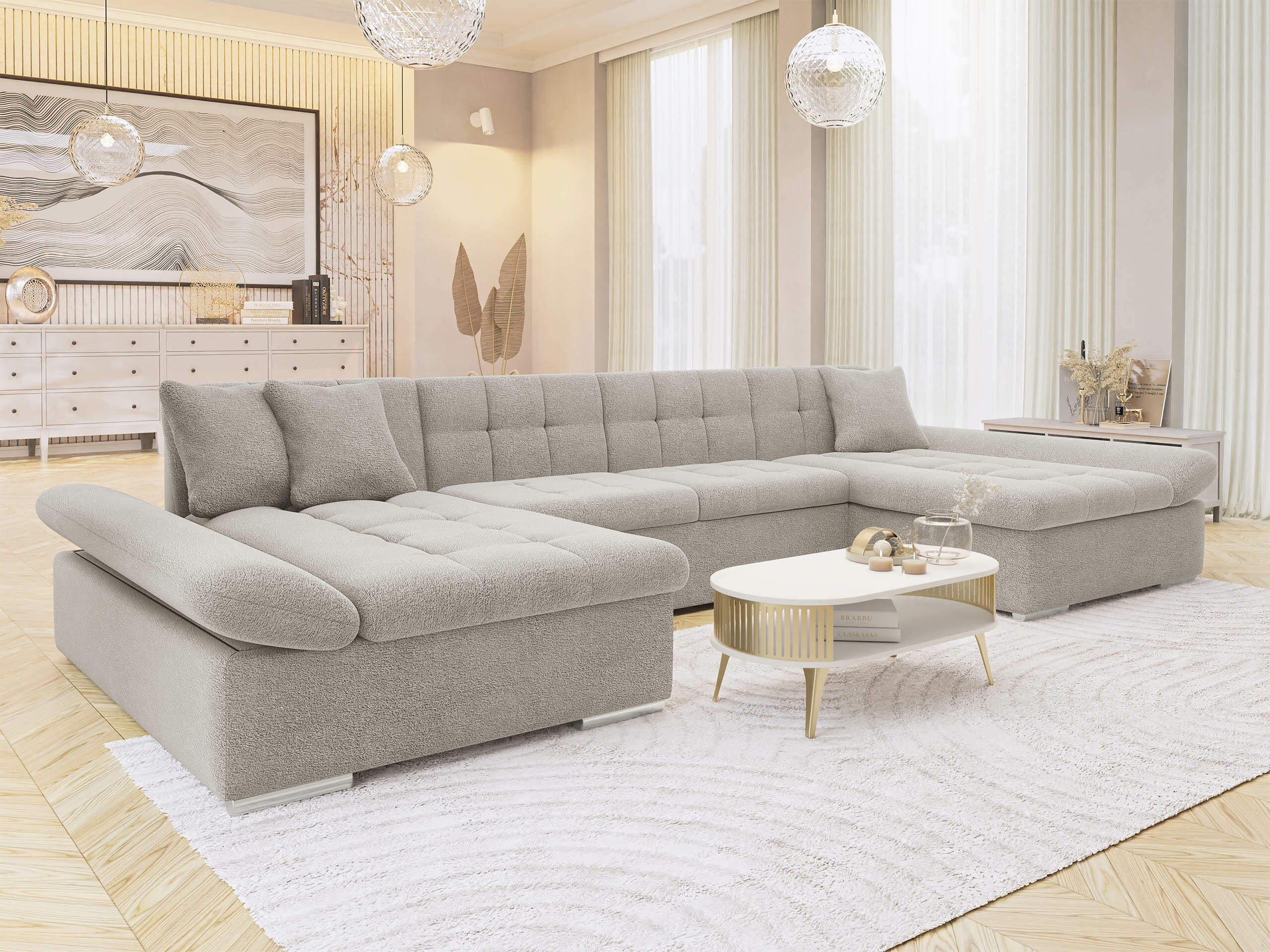 Ugaona sofa Comfivo 155 (Velo 622)