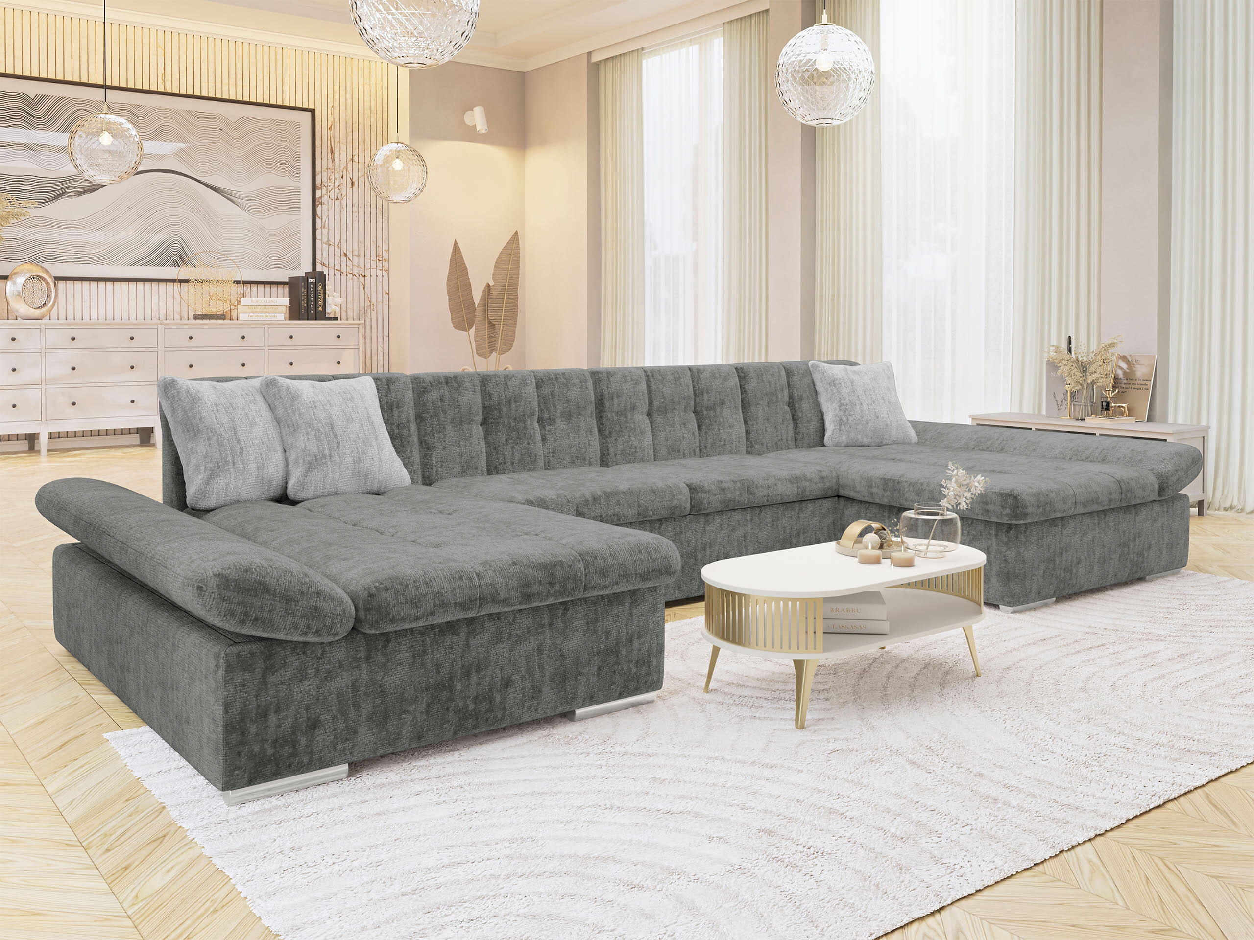 Ugaona sofa Comfivo 240 (Miu 2058 + Miu 2059)