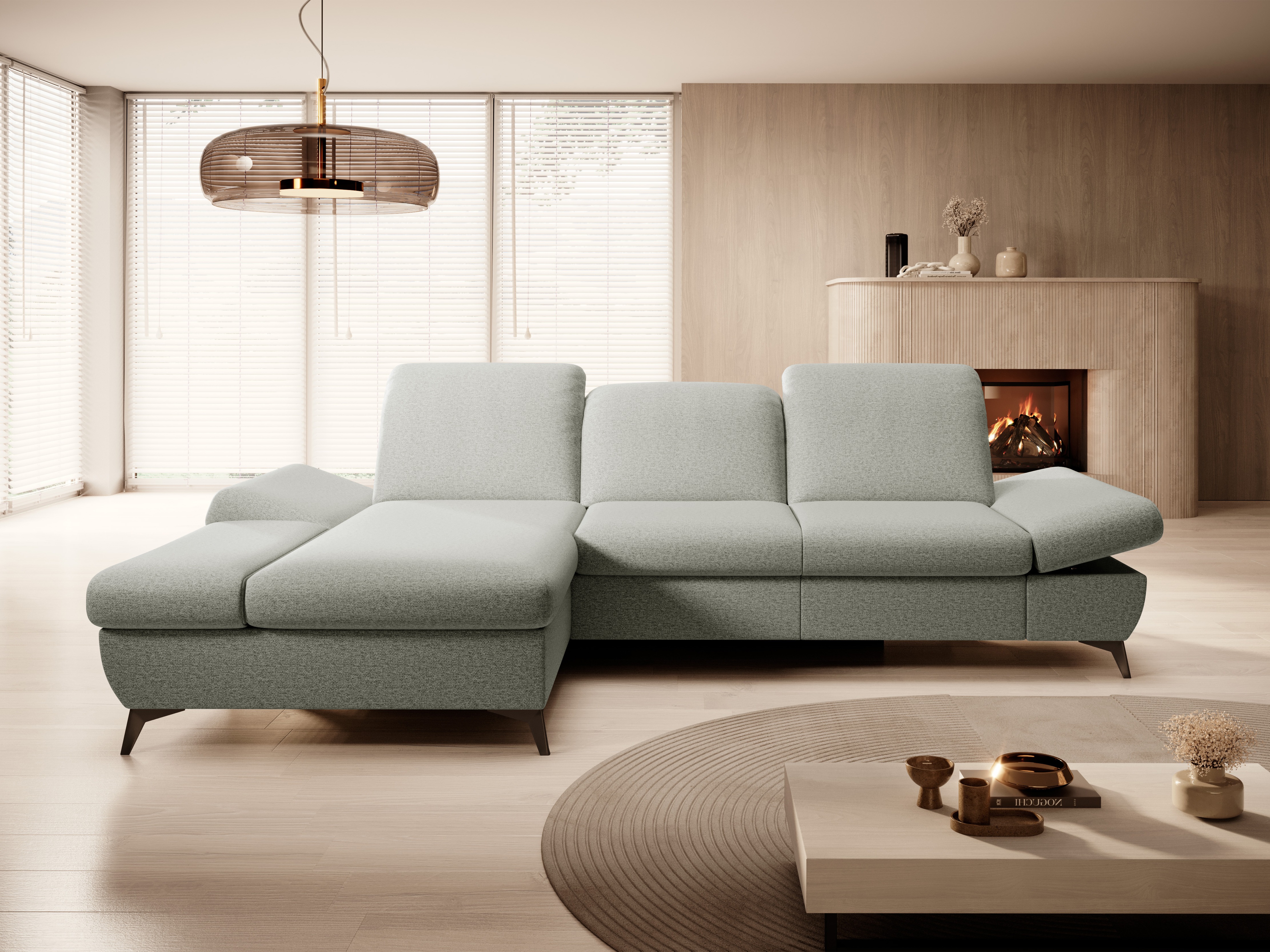 Ugaona sofa Kingston 190 (Matana 01)