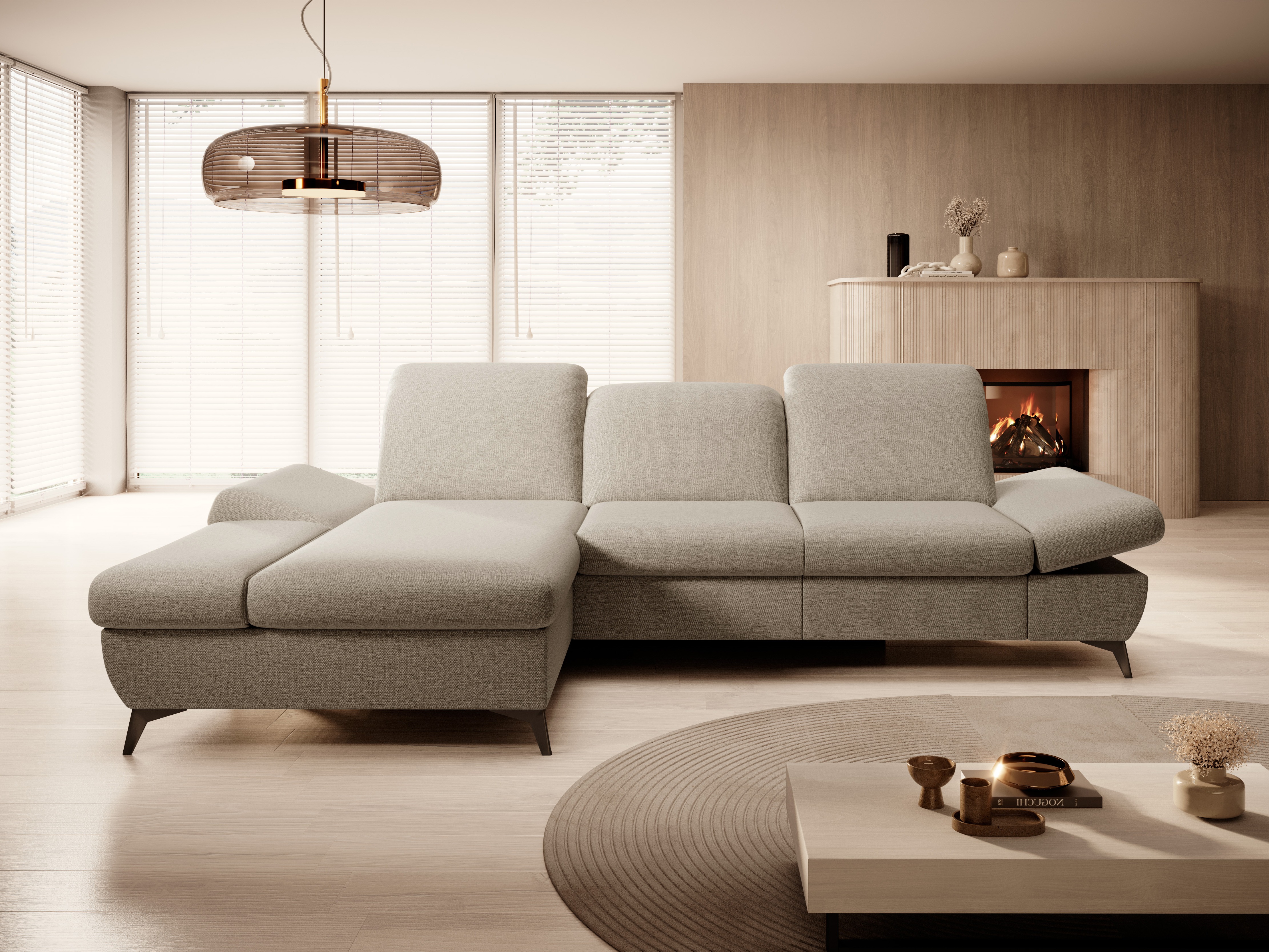 Ugaona sofa Kingston 190 (Matana 18)