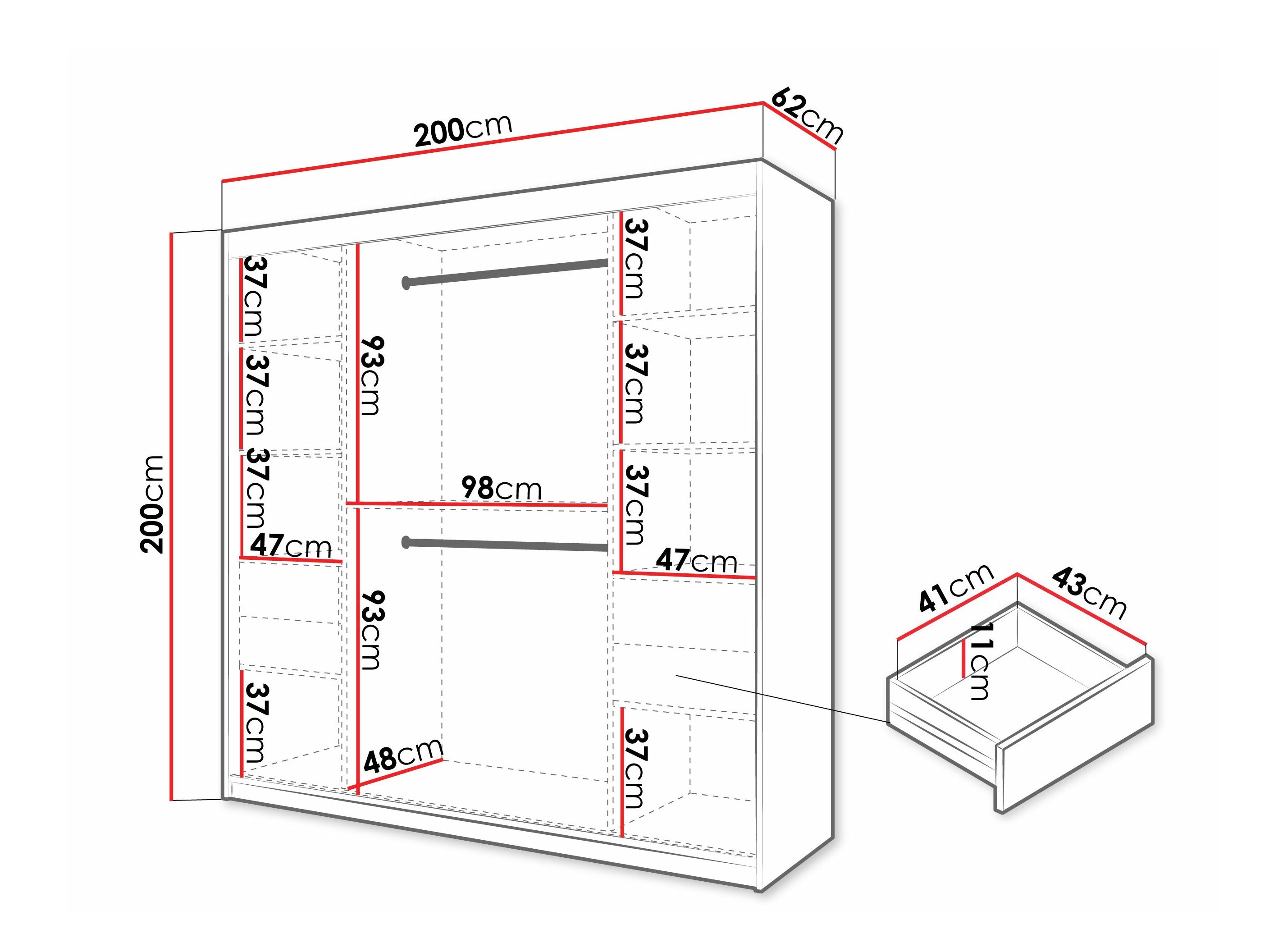 Ormar Hartford 576 (Crno)