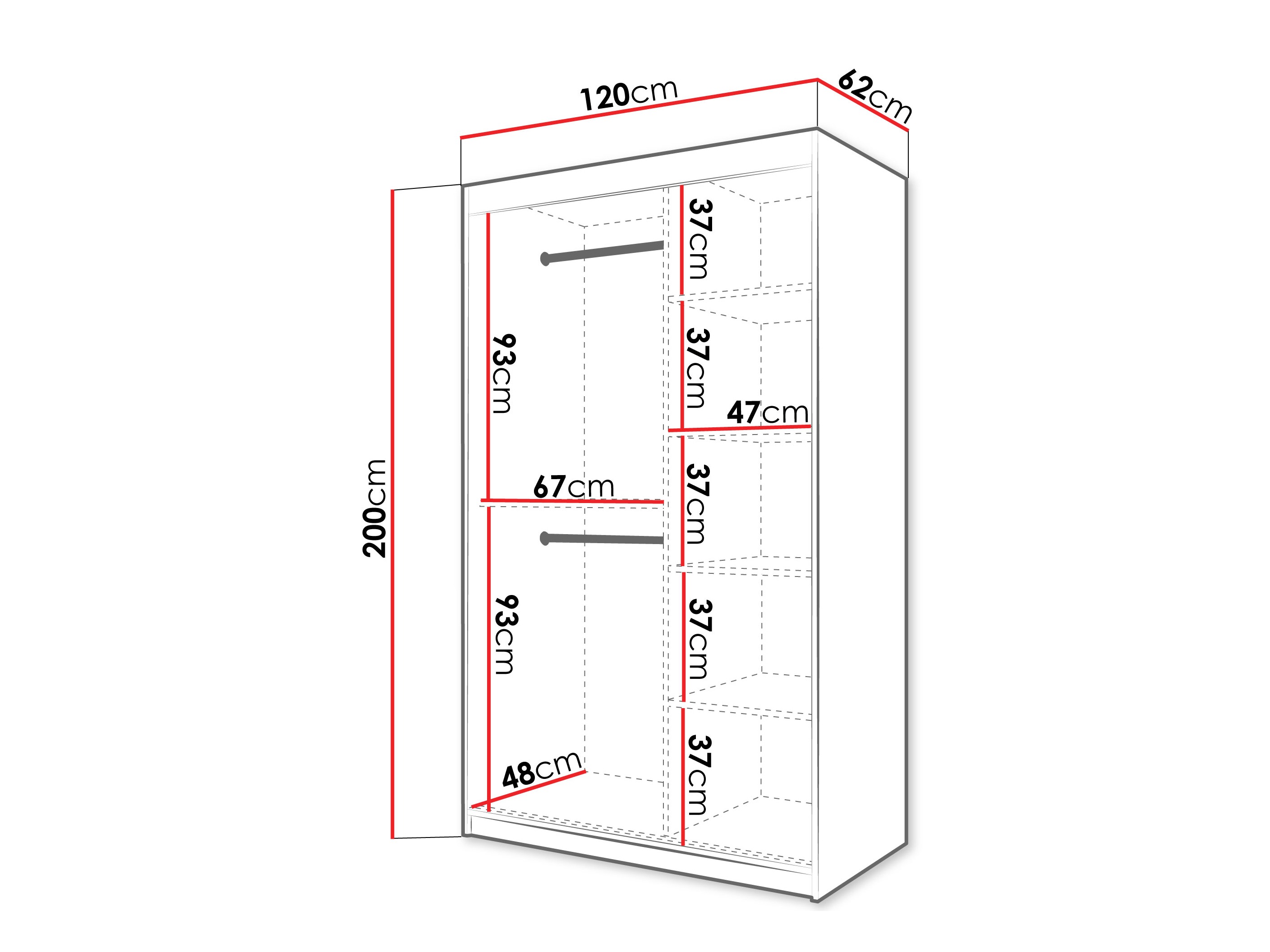 Ormar Hartford 575 (Crno)