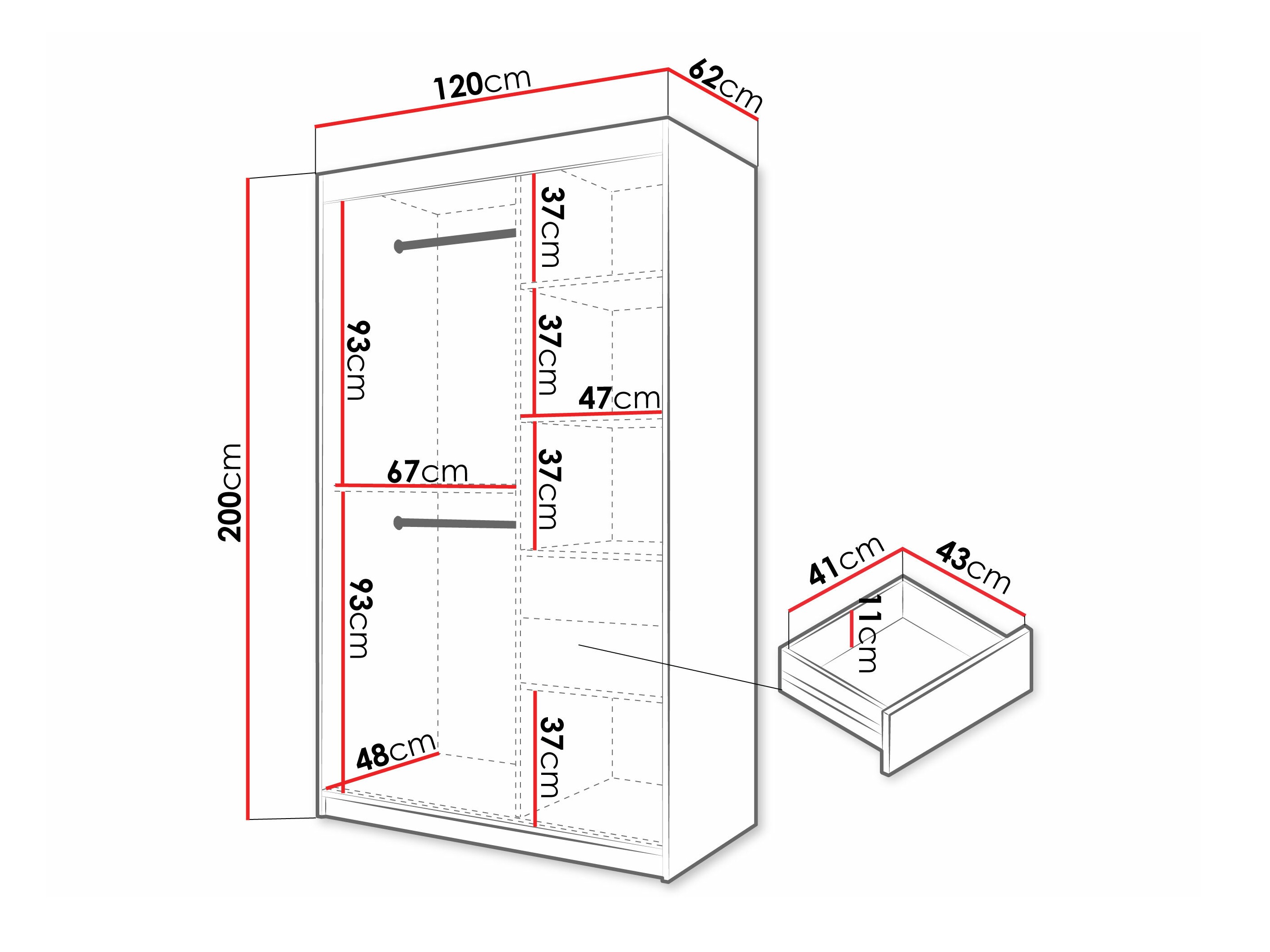 Ormar Hartford 575 (Crno)