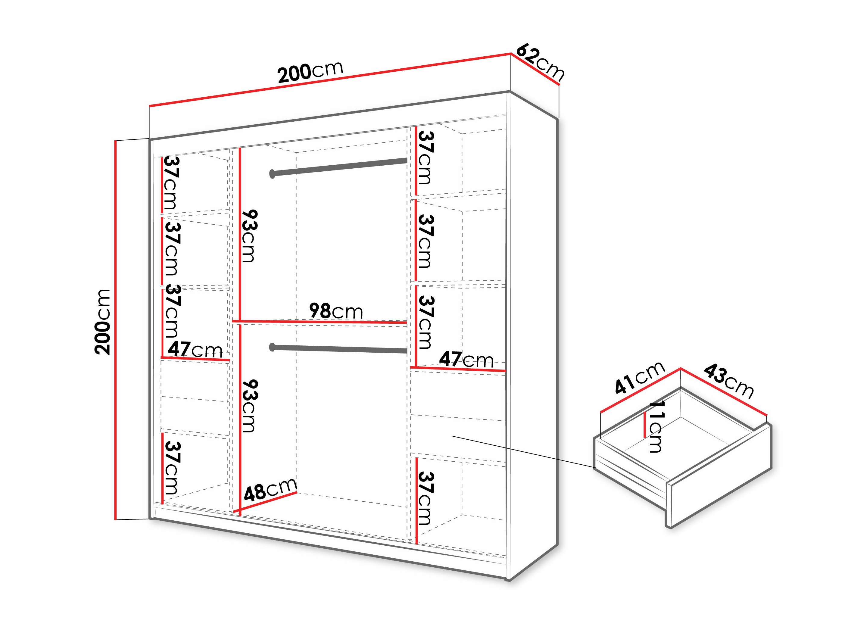 Ormar Hartford 576 (Crno)