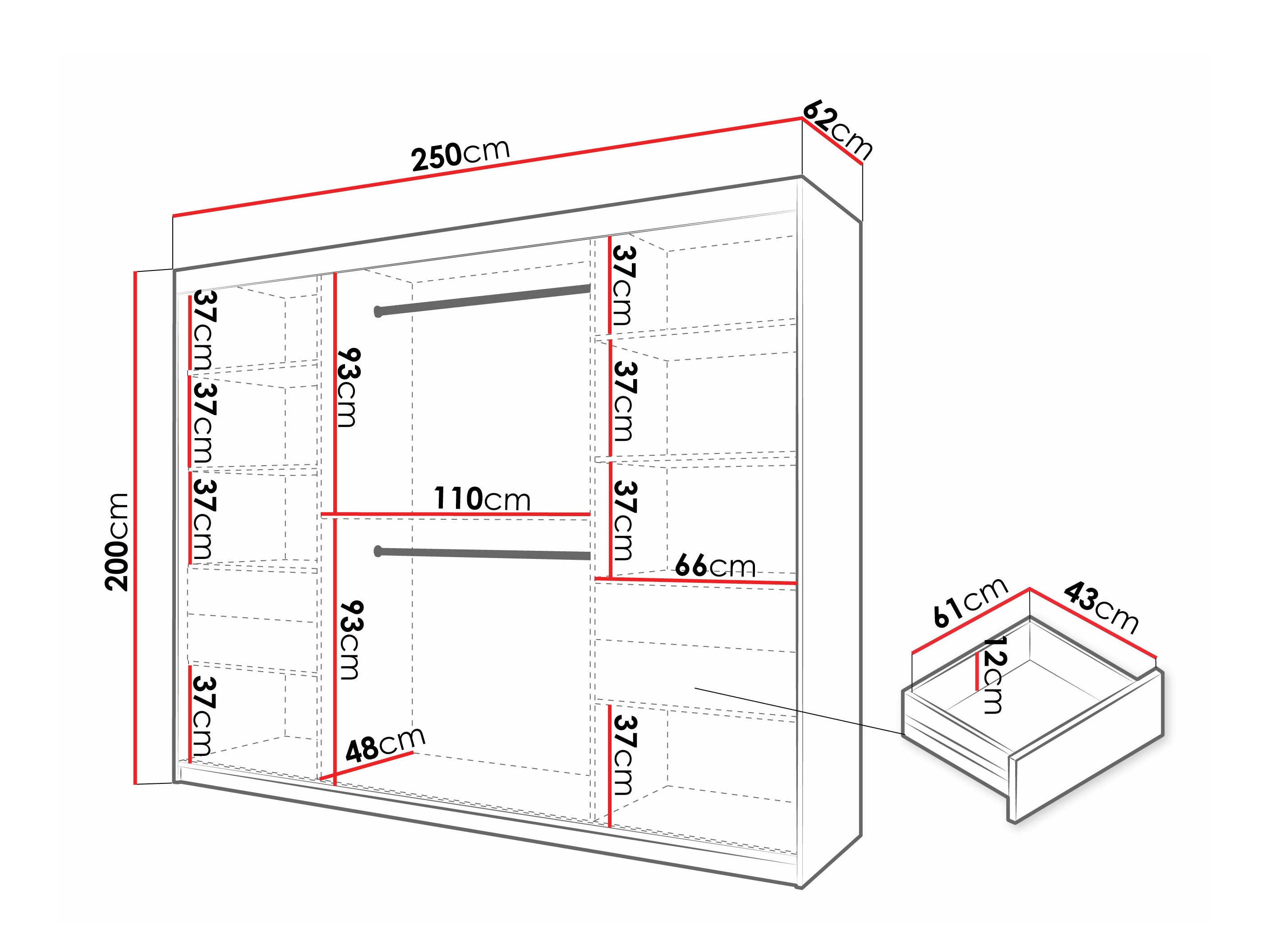 Ormar Hartford 576 (Crno)
