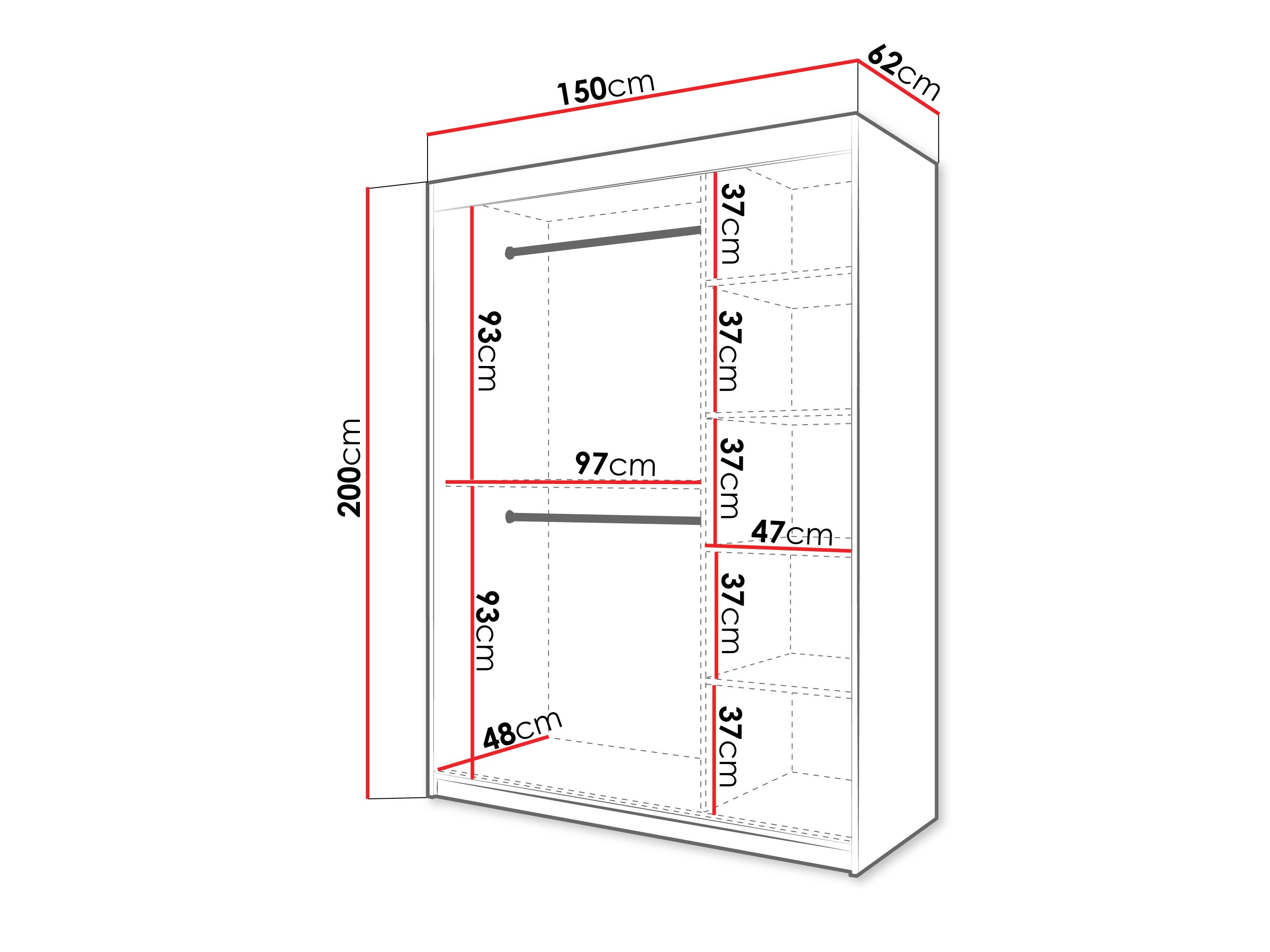 Ormar Hartford 575 (Crno)