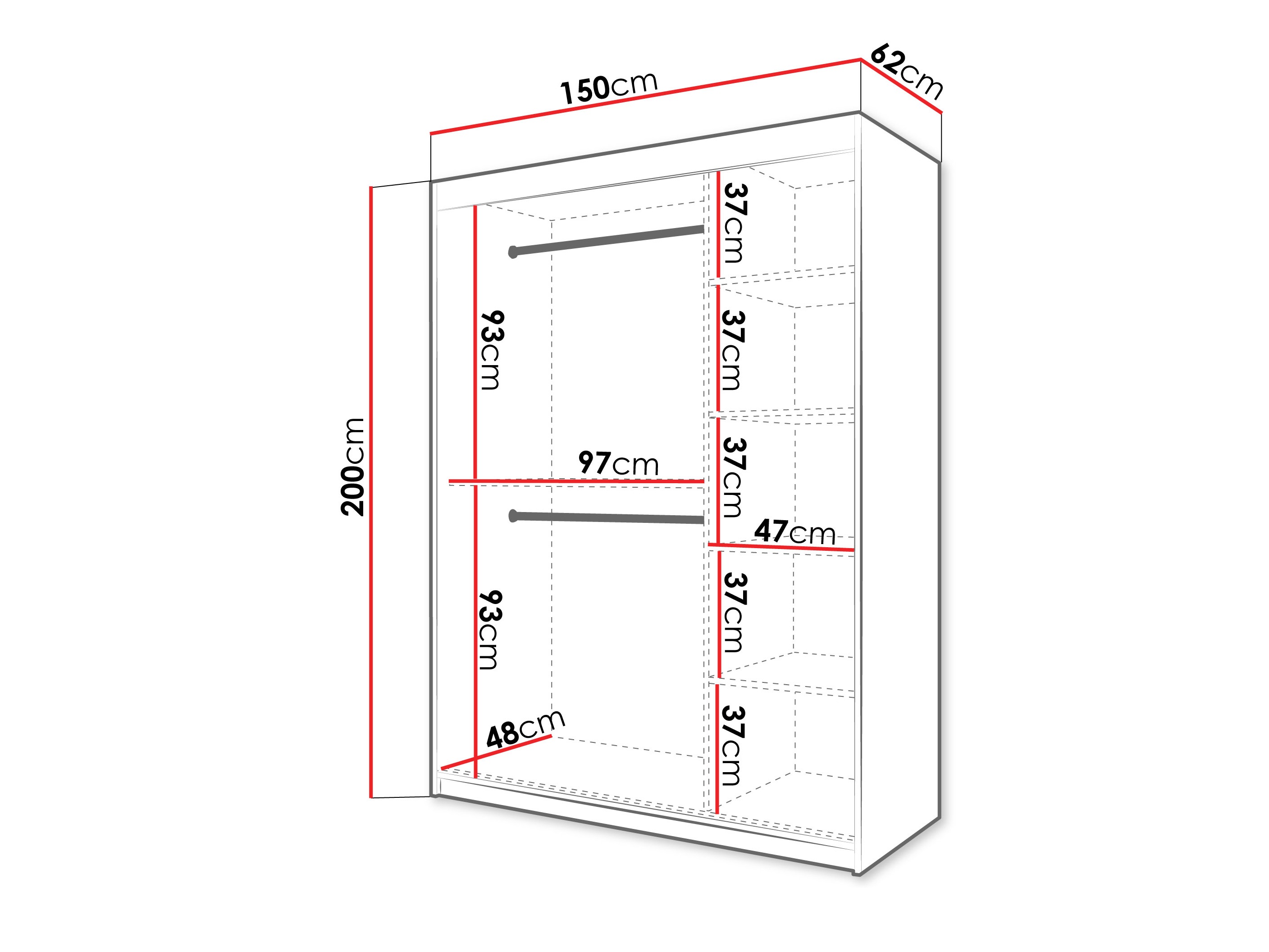 Ormar Hartford 575 (Crno)