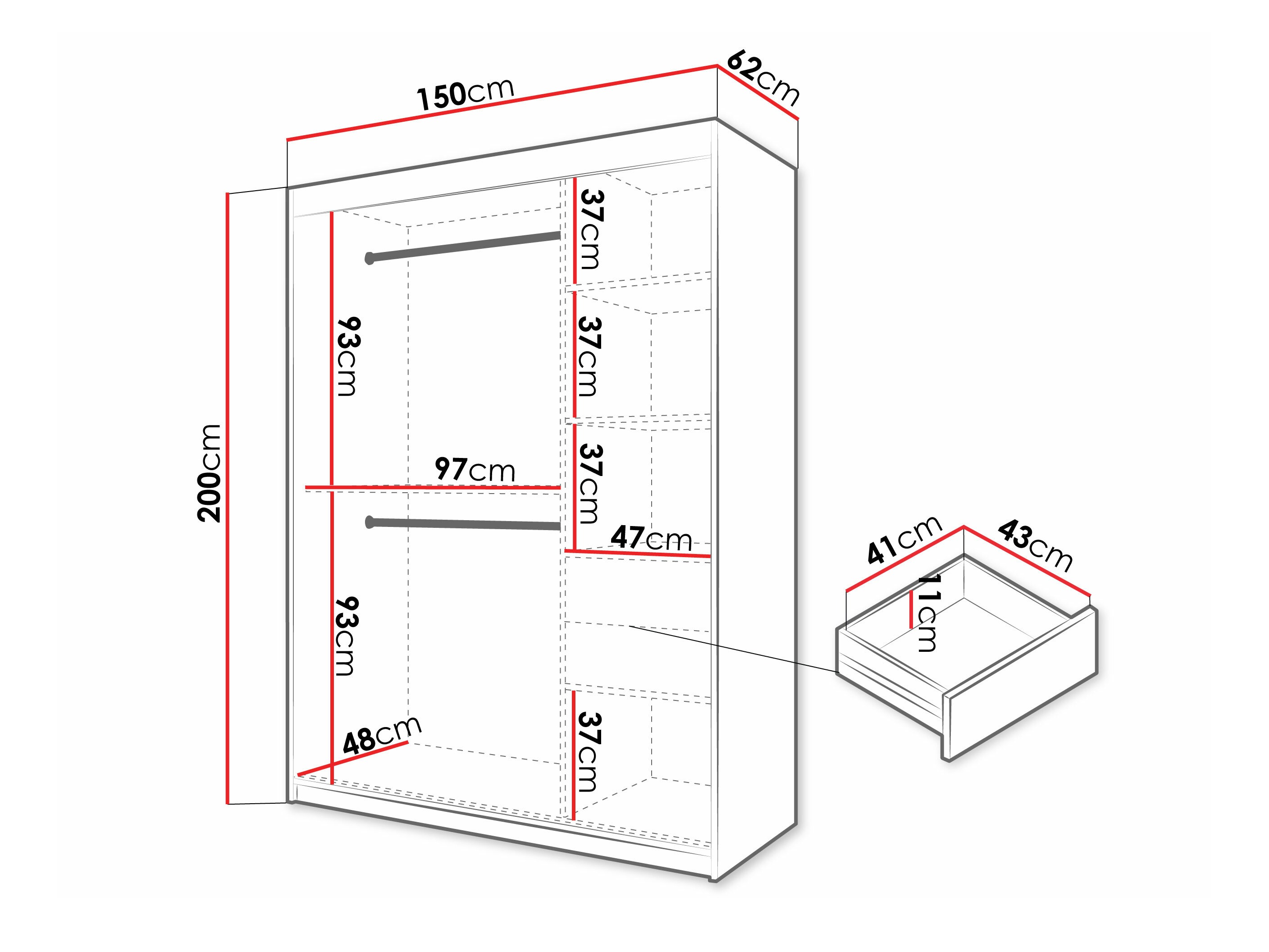 Ormar Hartford 575 (Crno)