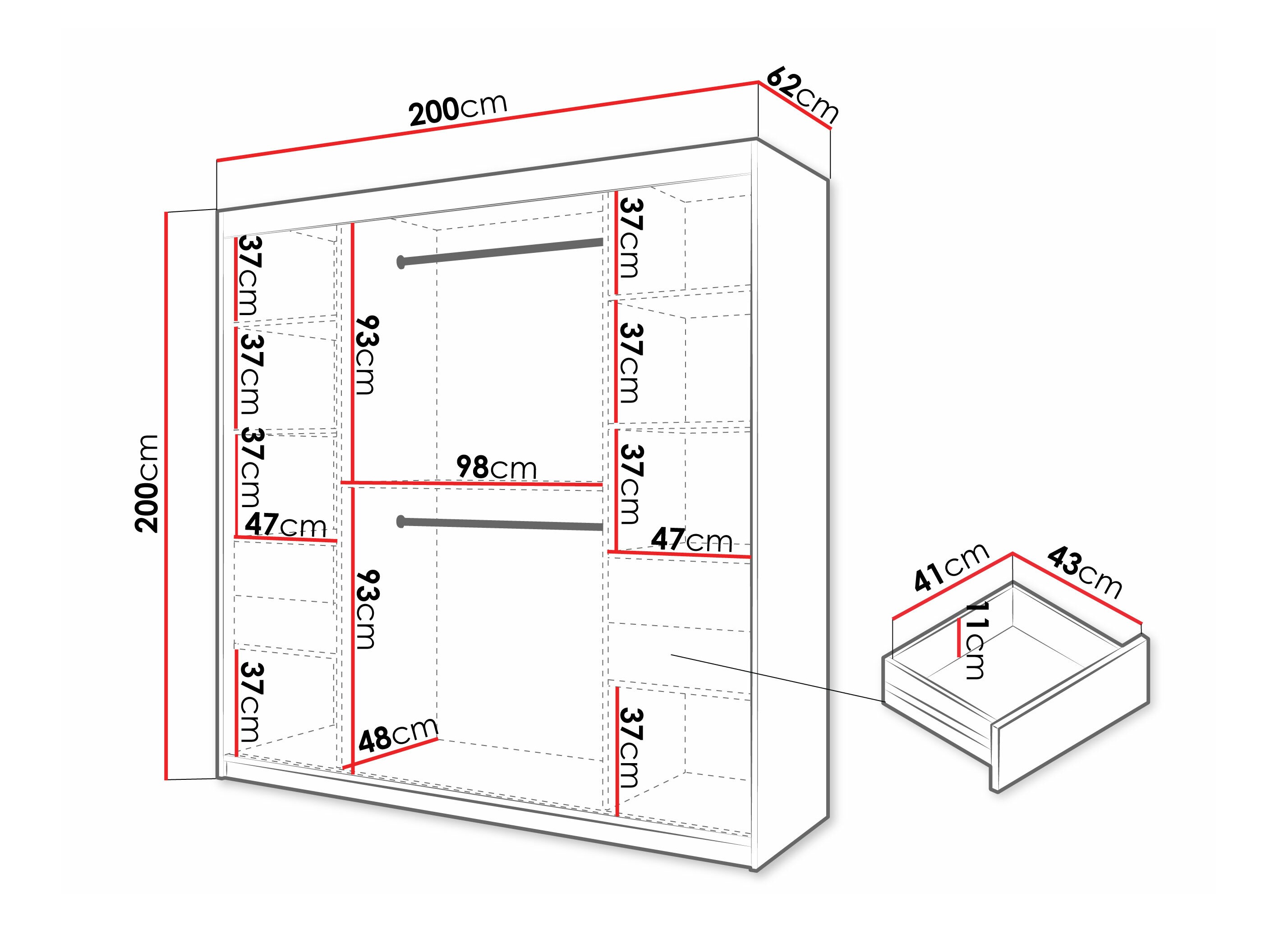 Ormar Hartford 575 (Crno)