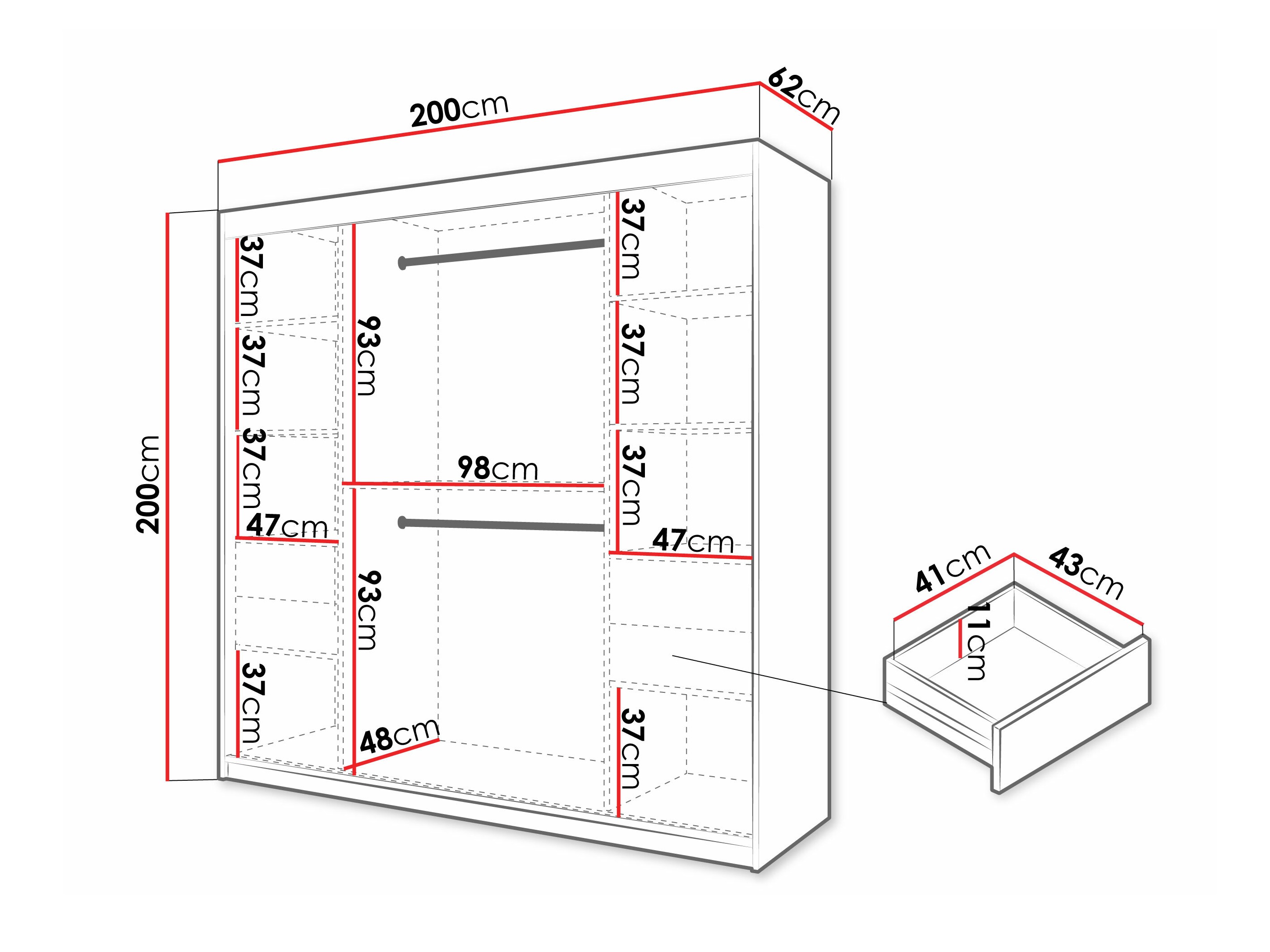 Ormar Hartford 575 (Crno)