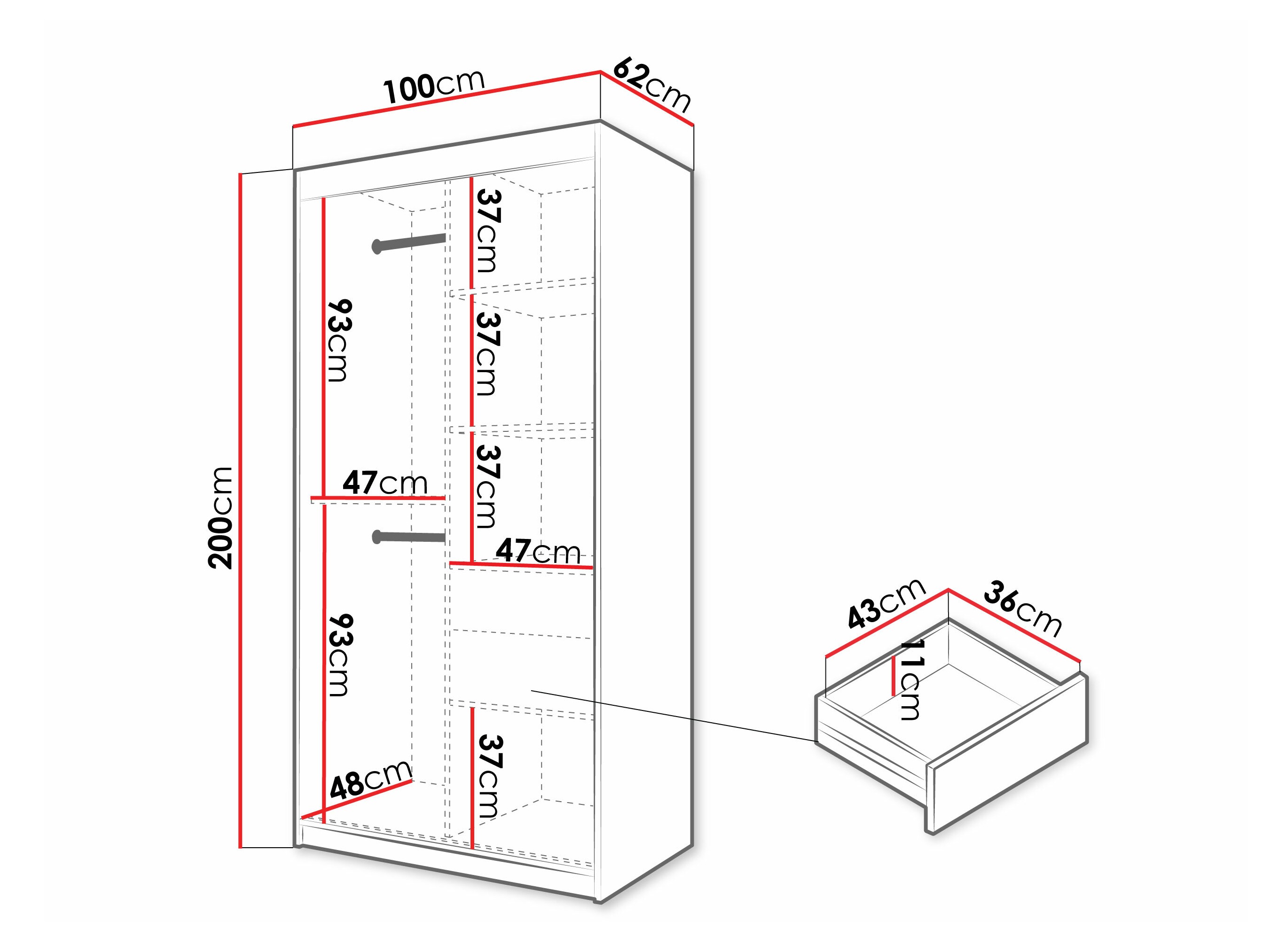 Ormar Hartford 577 (Crno)