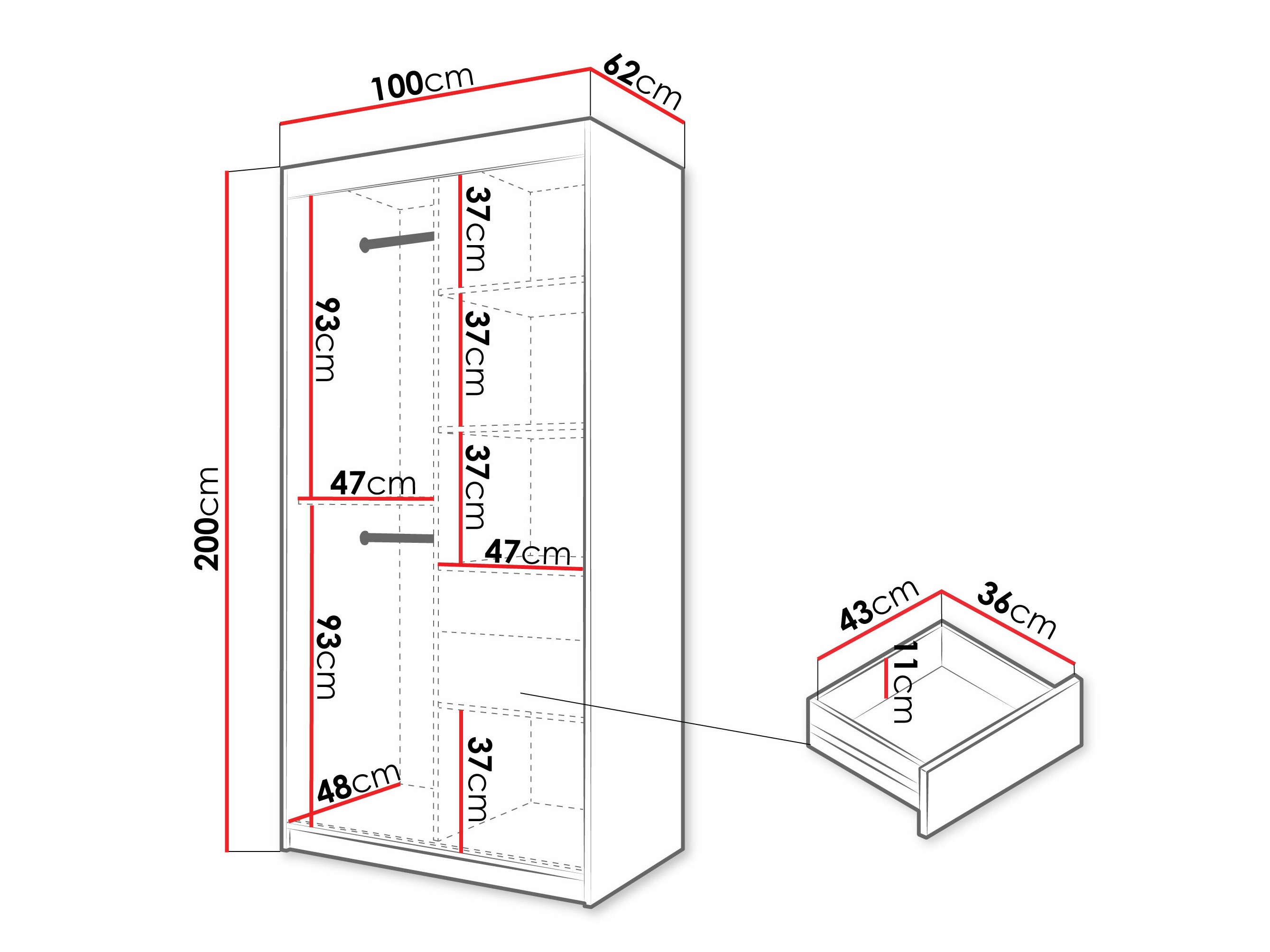 Ormar Hartford 577 (Crno)