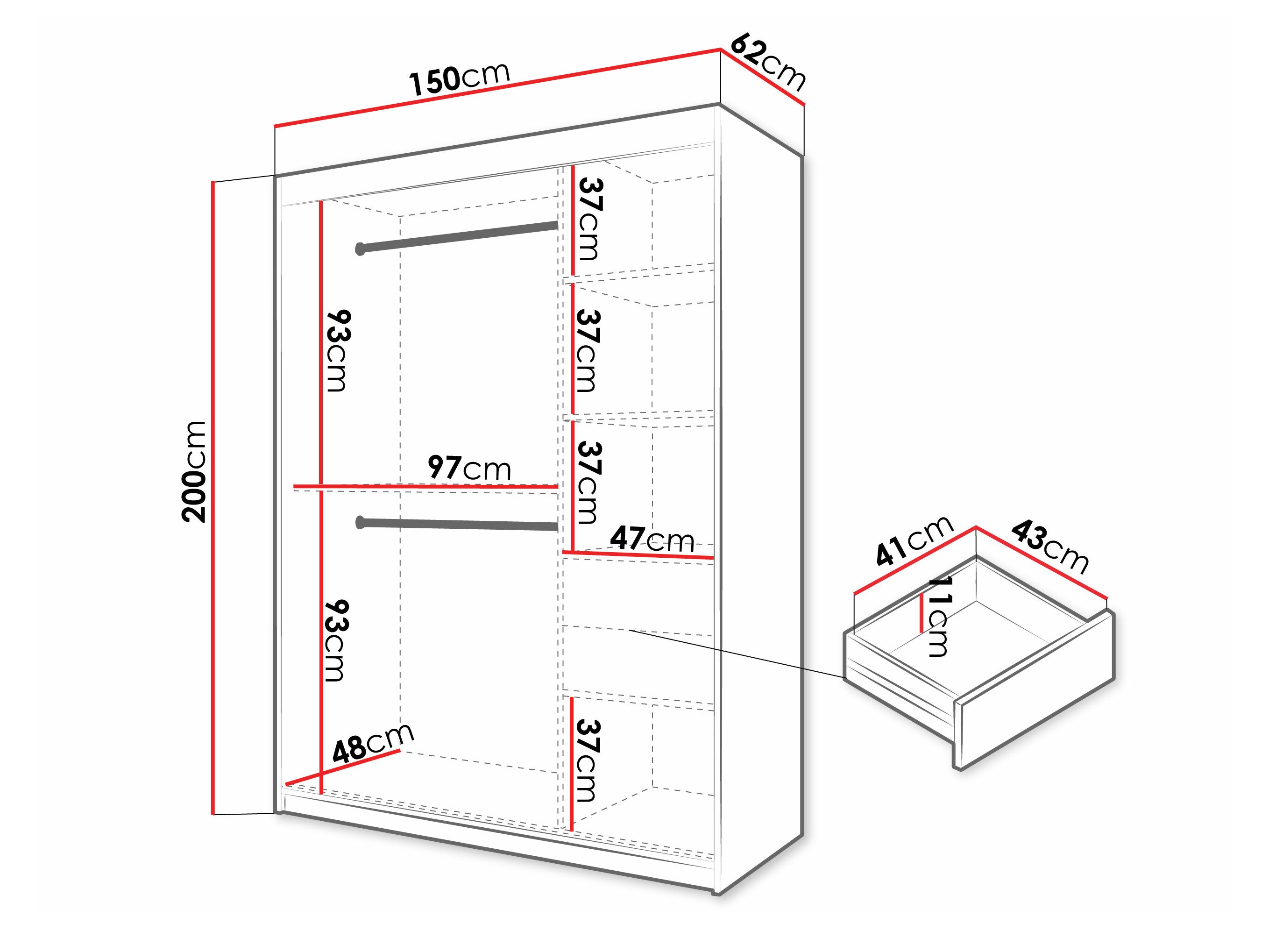 Ormar Hartford 577 (Crno)