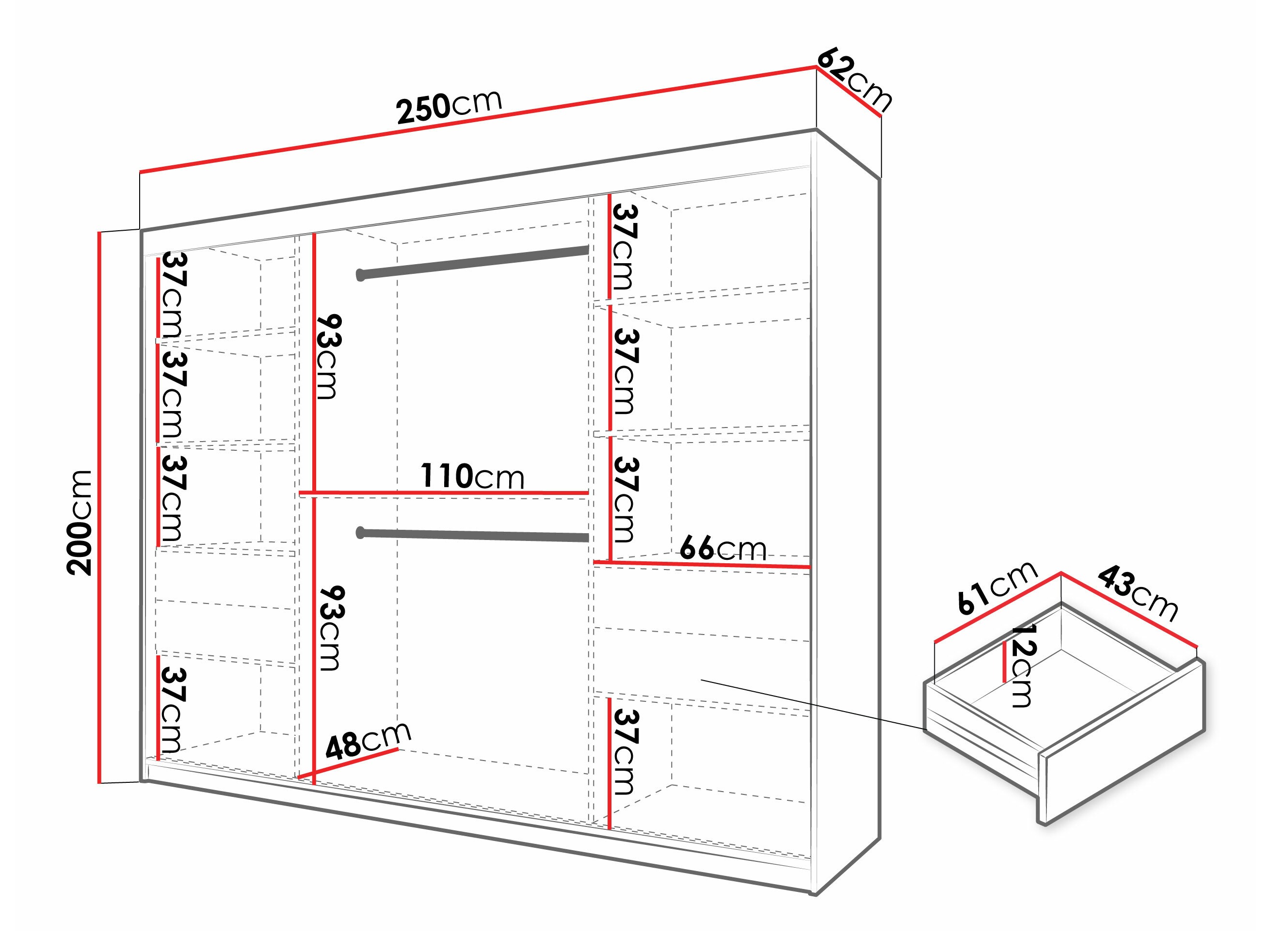 Ormar Hartford 577 (Crno)