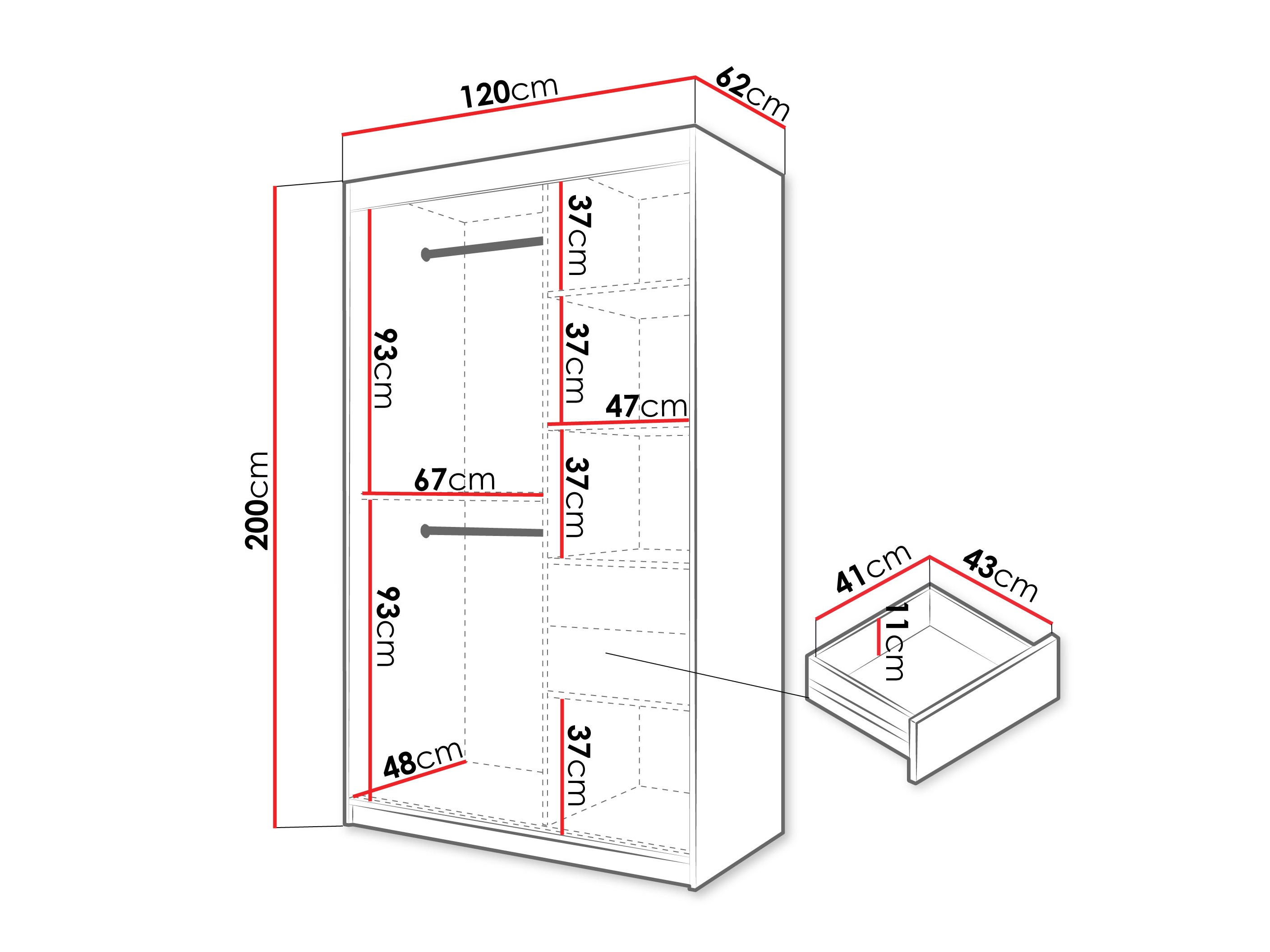 Ormar Hartford 578 (Crno)