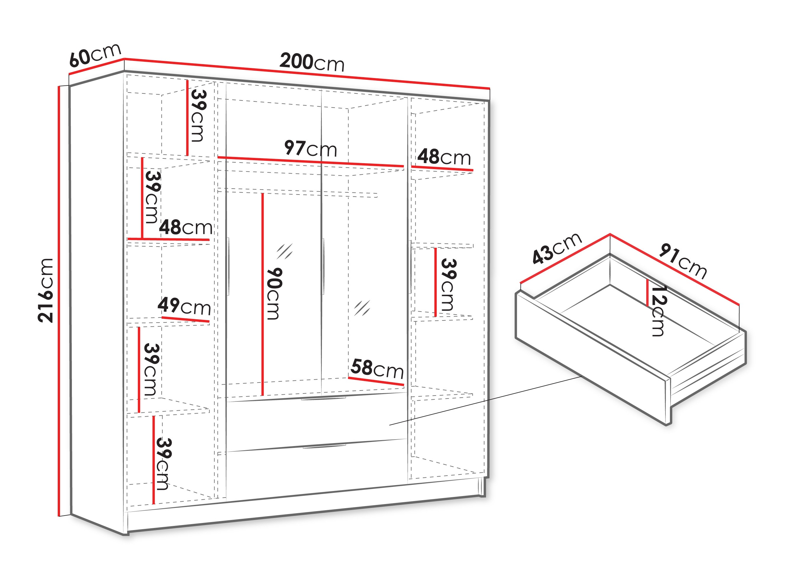 Ormar Closico 201 (Belo)