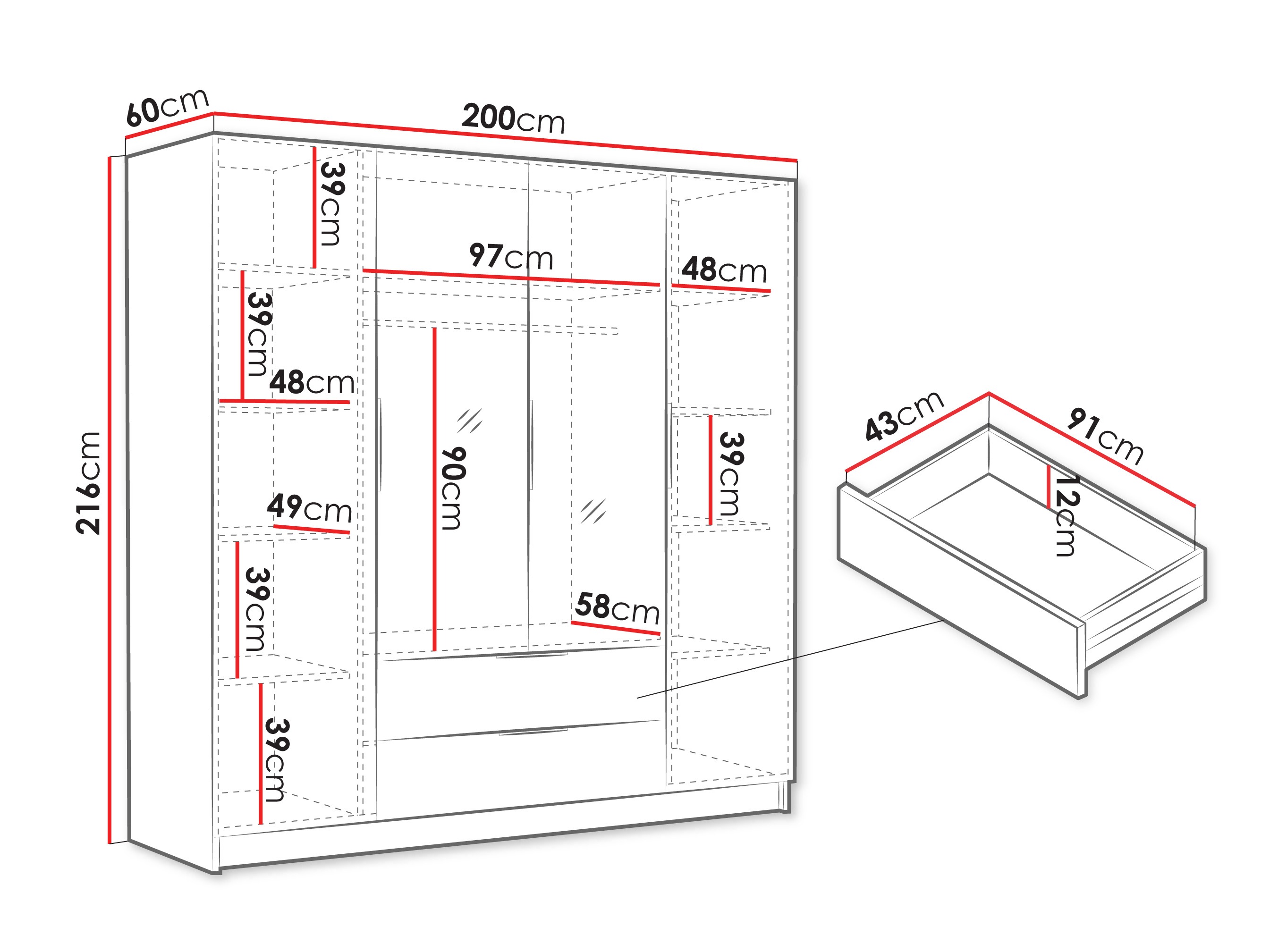 Ormar Closico 201 (Belo)
