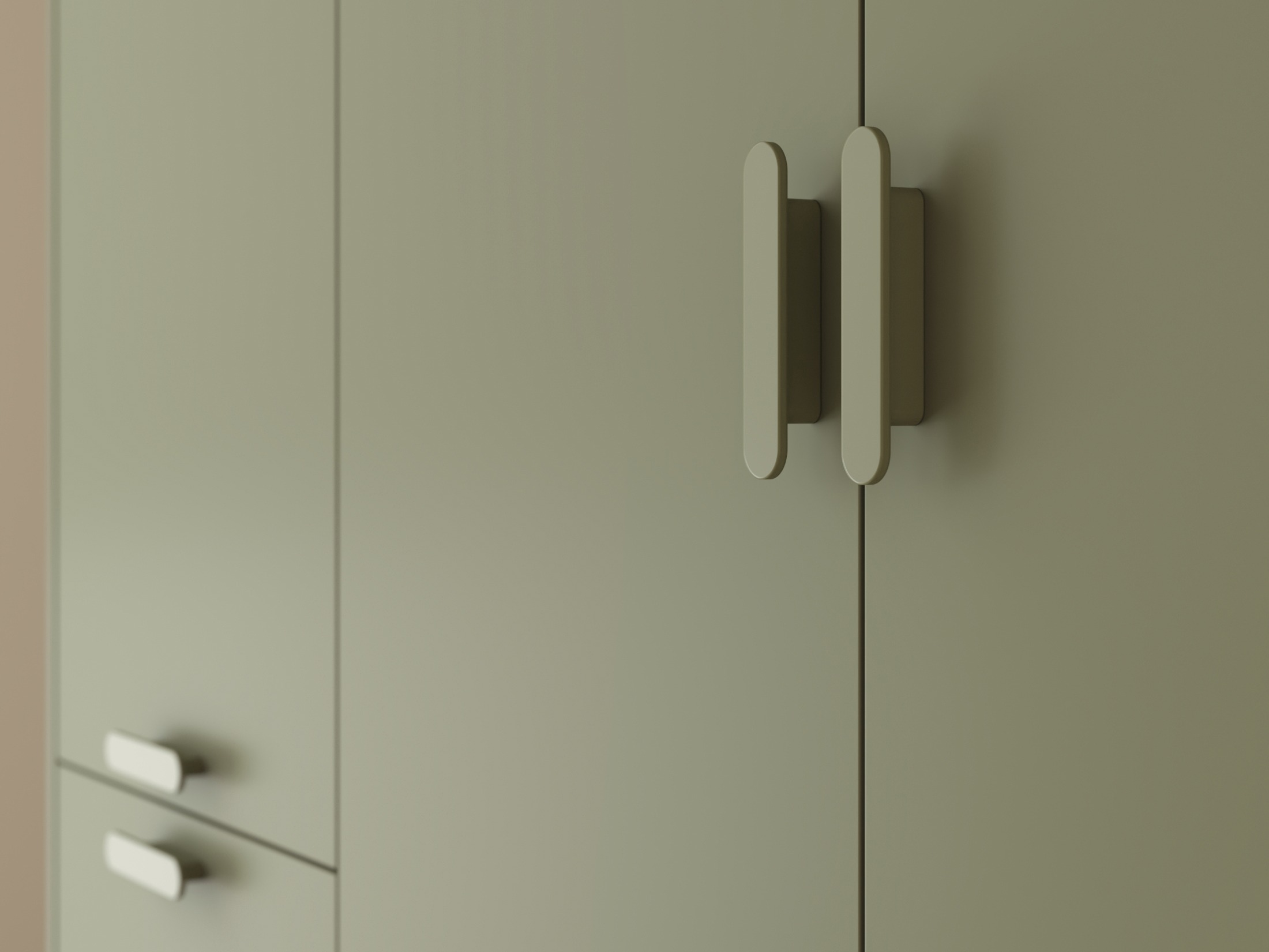 Ormar Fertalu 100 (Zelena + Hrast)