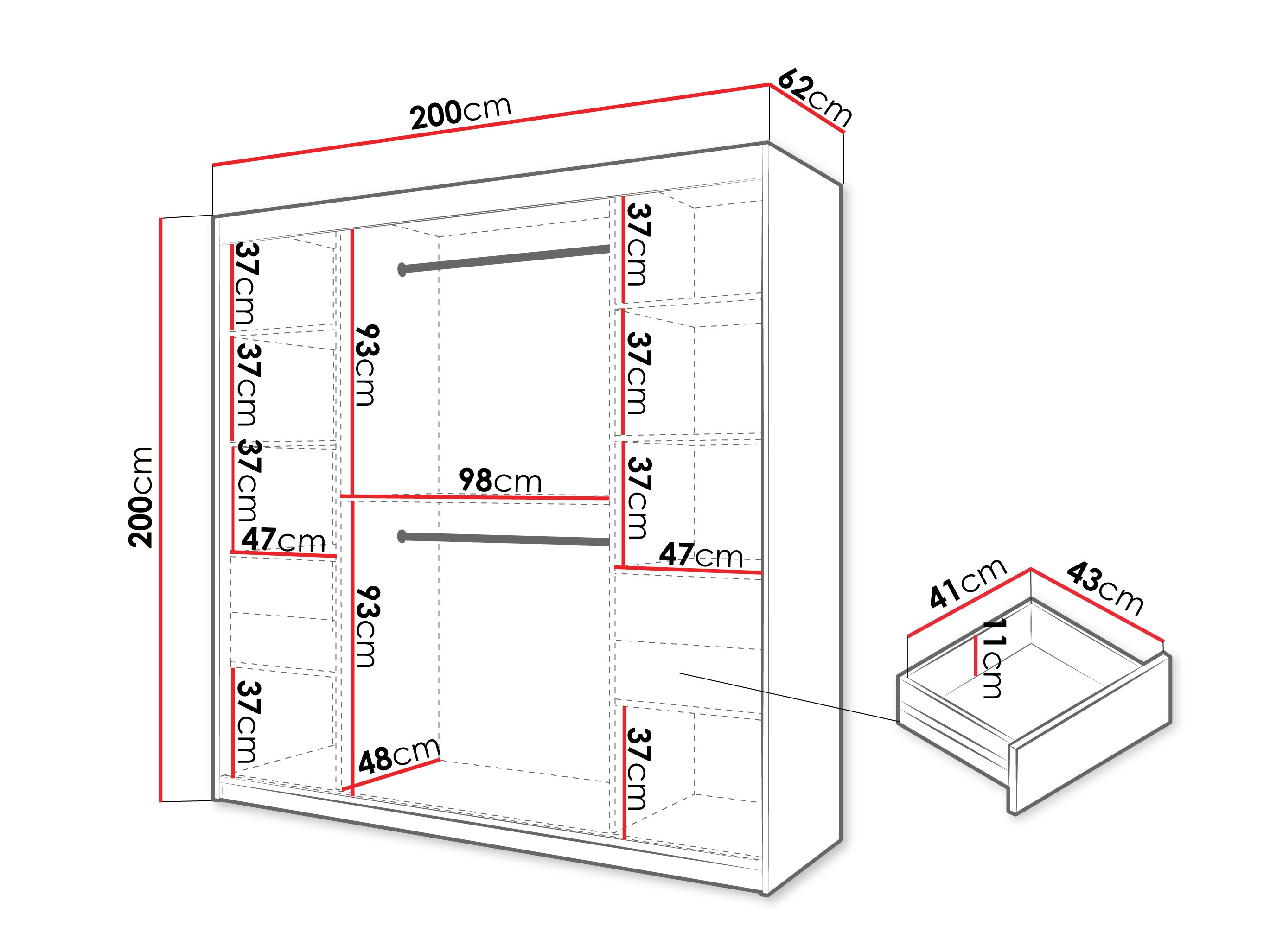 Ormar Hartford 578 (Crno)
