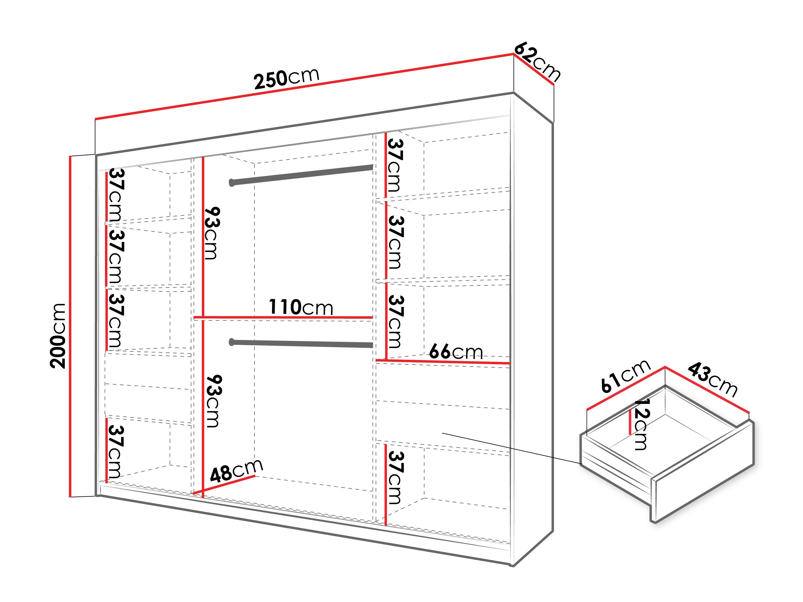 Ormar Hartford 578 (Crno)