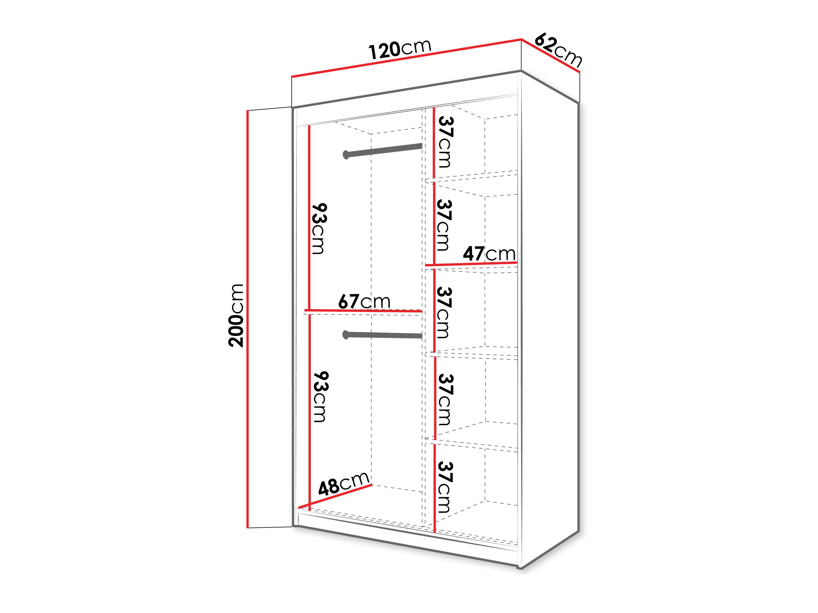 Ormar Hartford 578 (Sonoma hrast)
