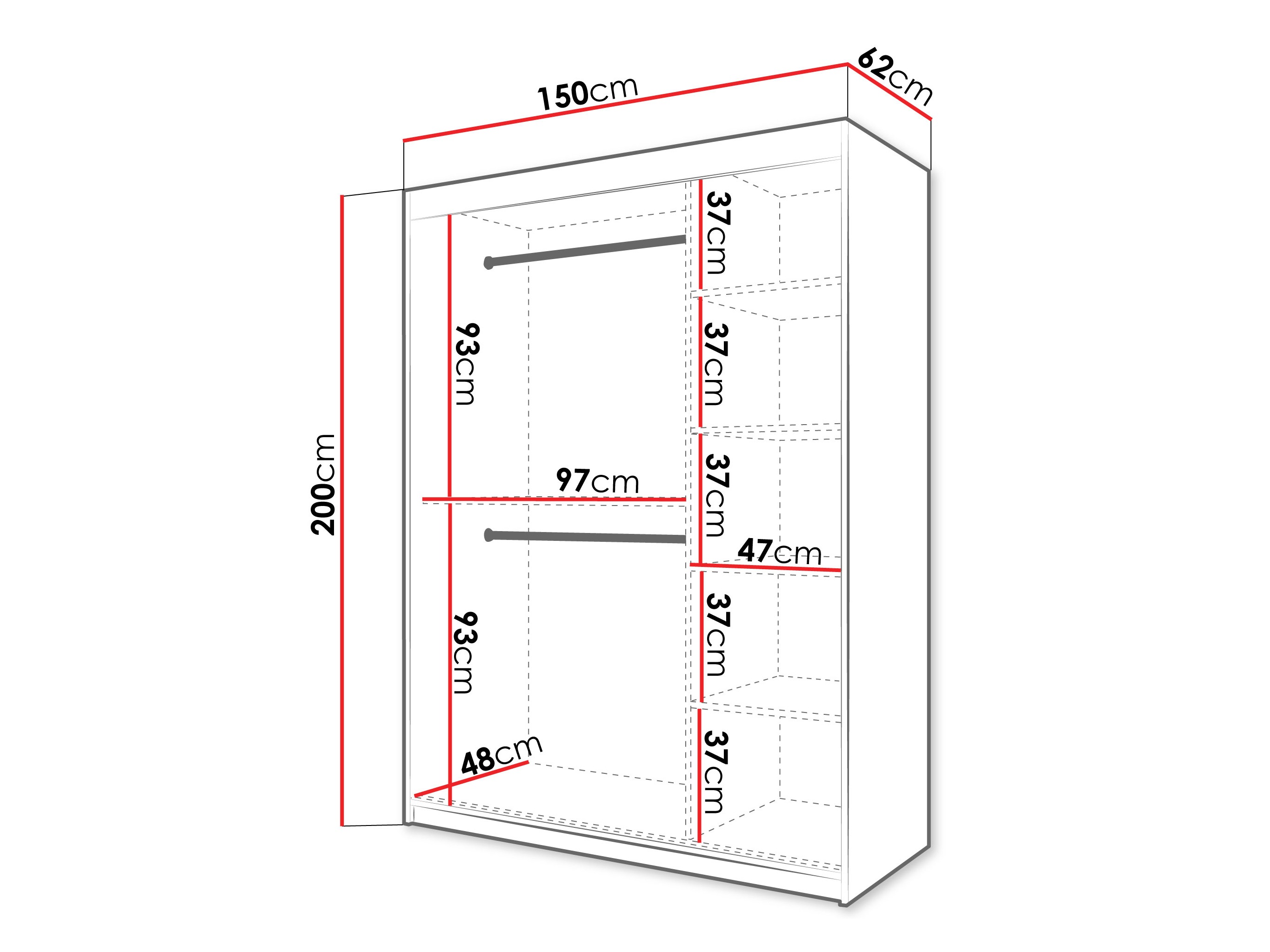 Ormar Hartford 578 (Sonoma hrast)