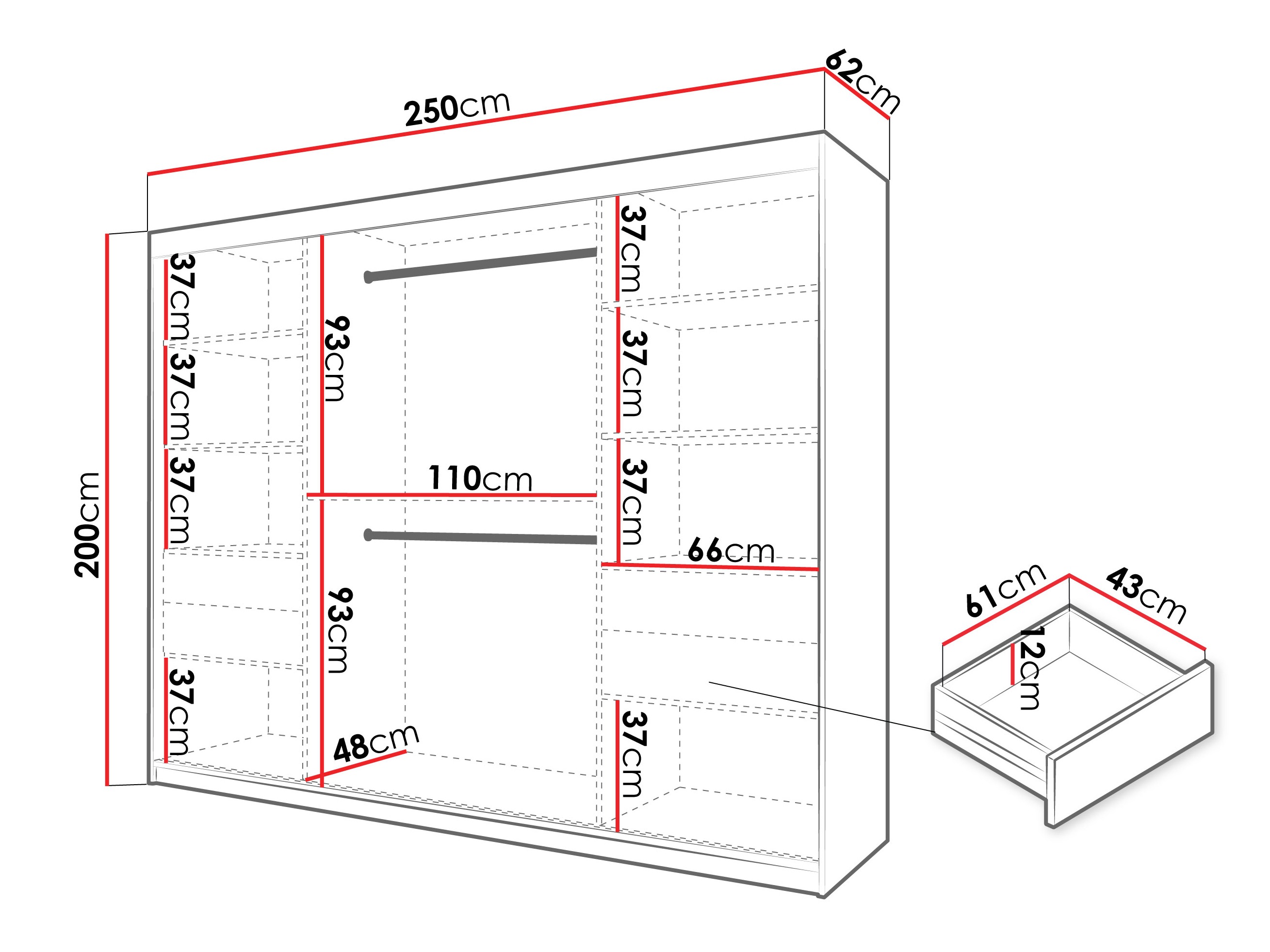 Ormar Hartford 578 (Sonoma hrast)