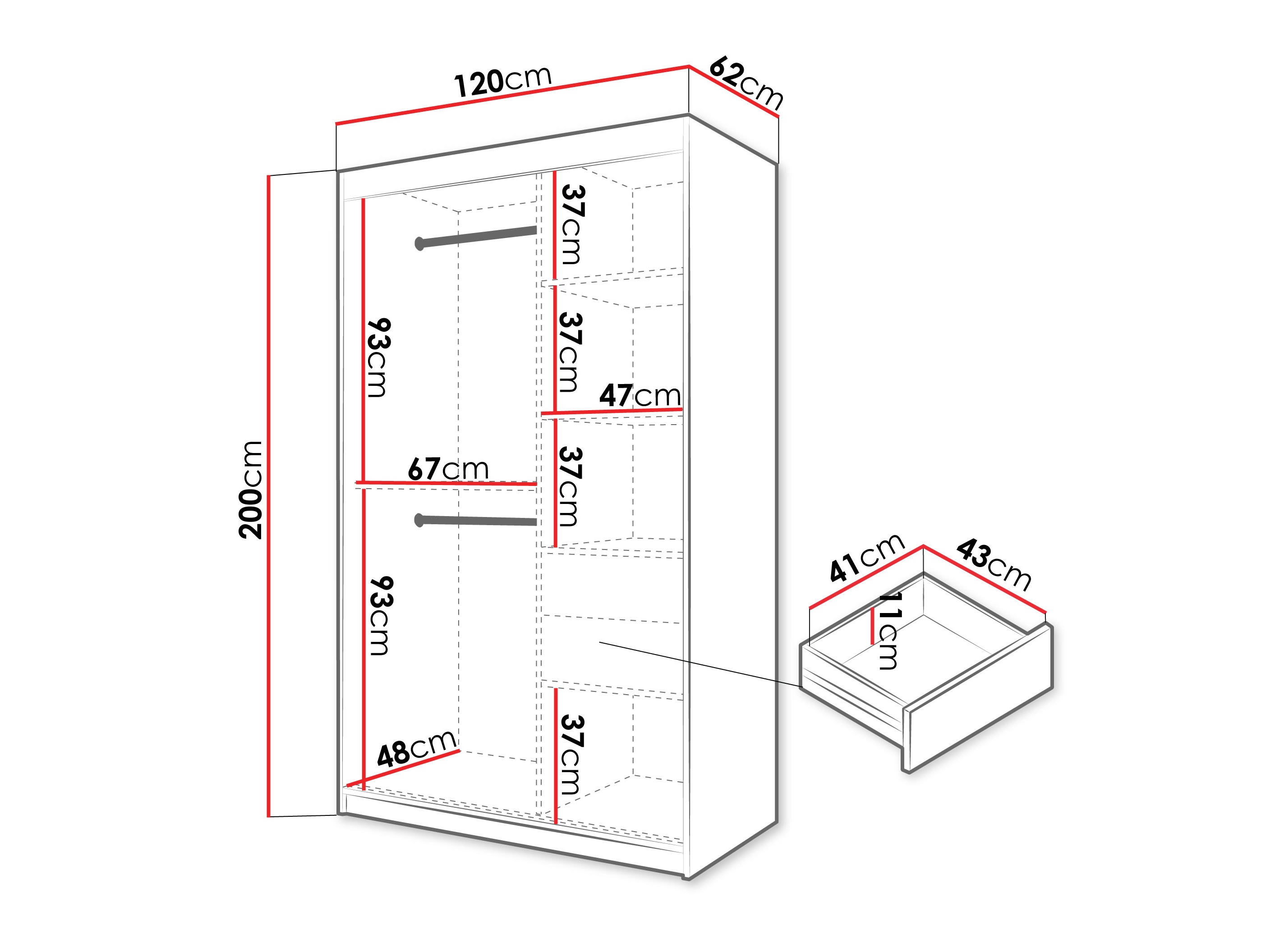 Ormar Hartford 578 (Zanatski hrast)