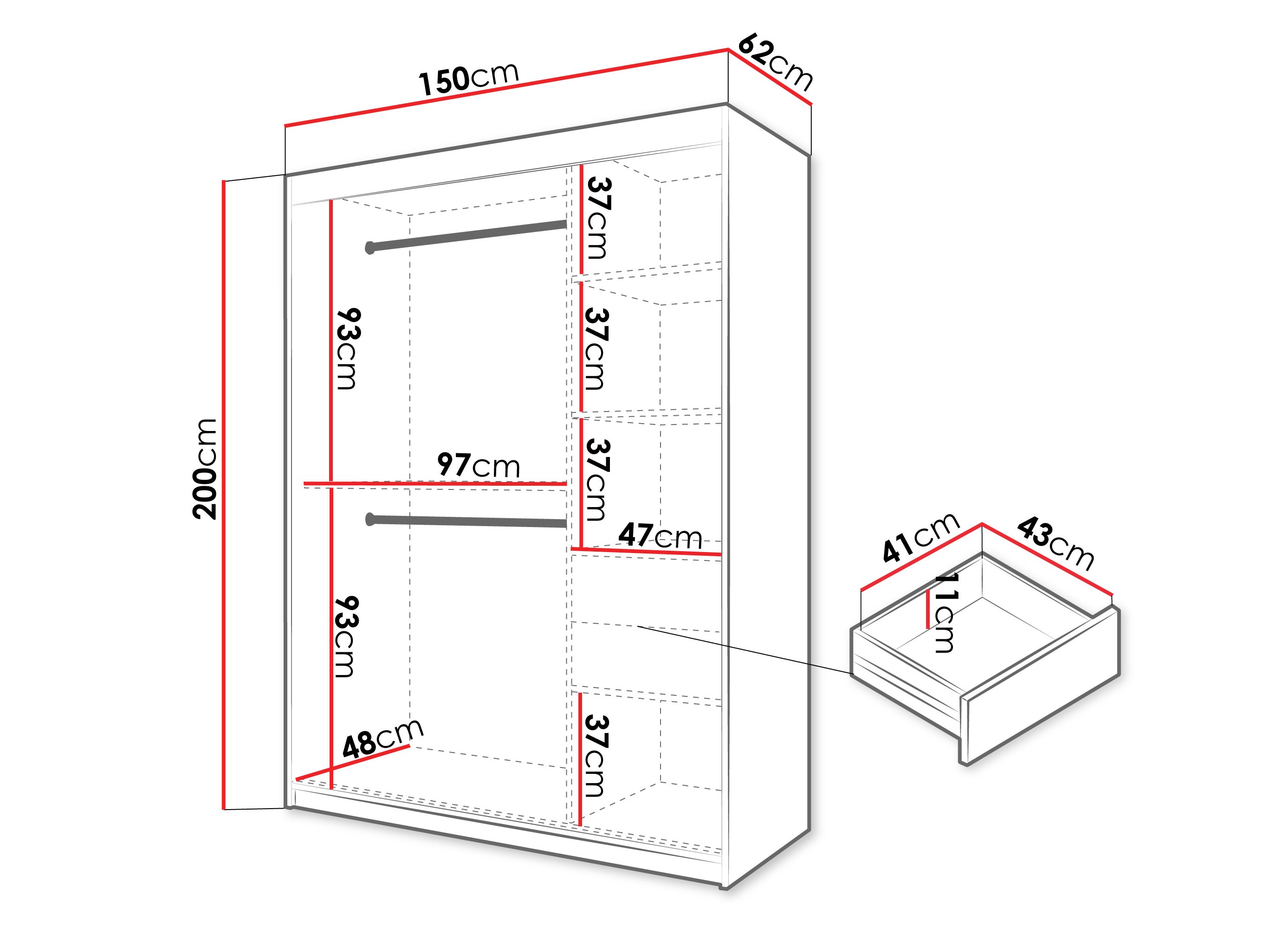 Ormar Hartford 578 (Zanatski hrast)
