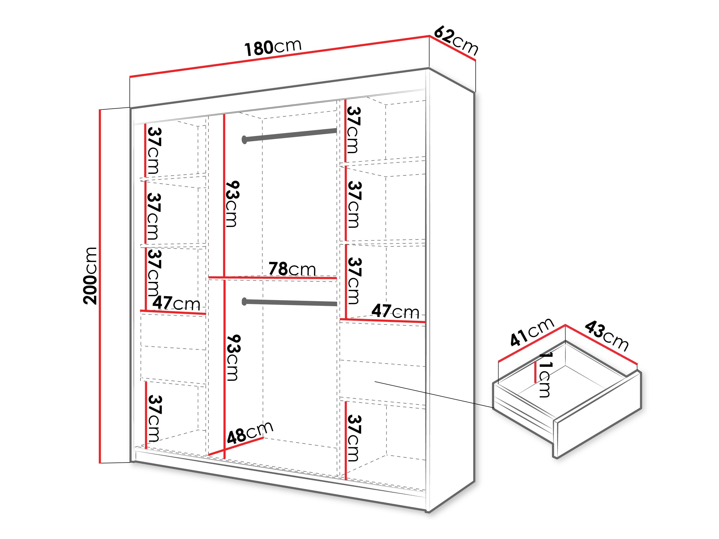 Ormar Hartford 578 (Zanatski hrast)