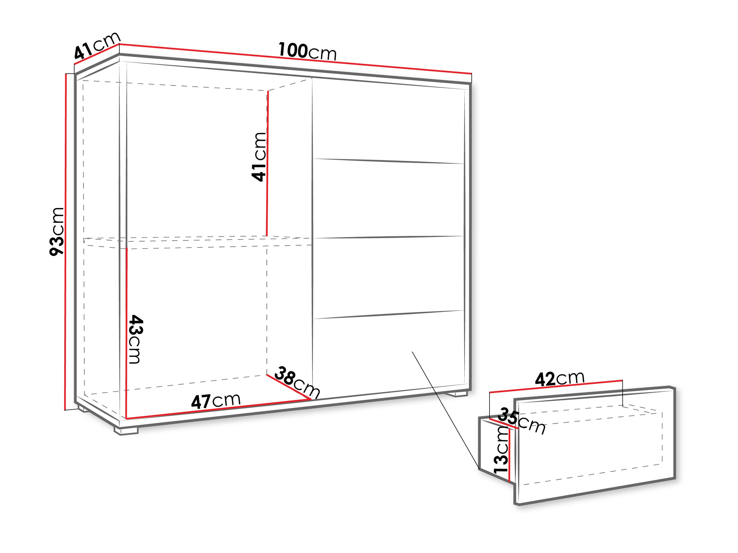 Komoda Comfivo Fersoe 102 (Hrast)