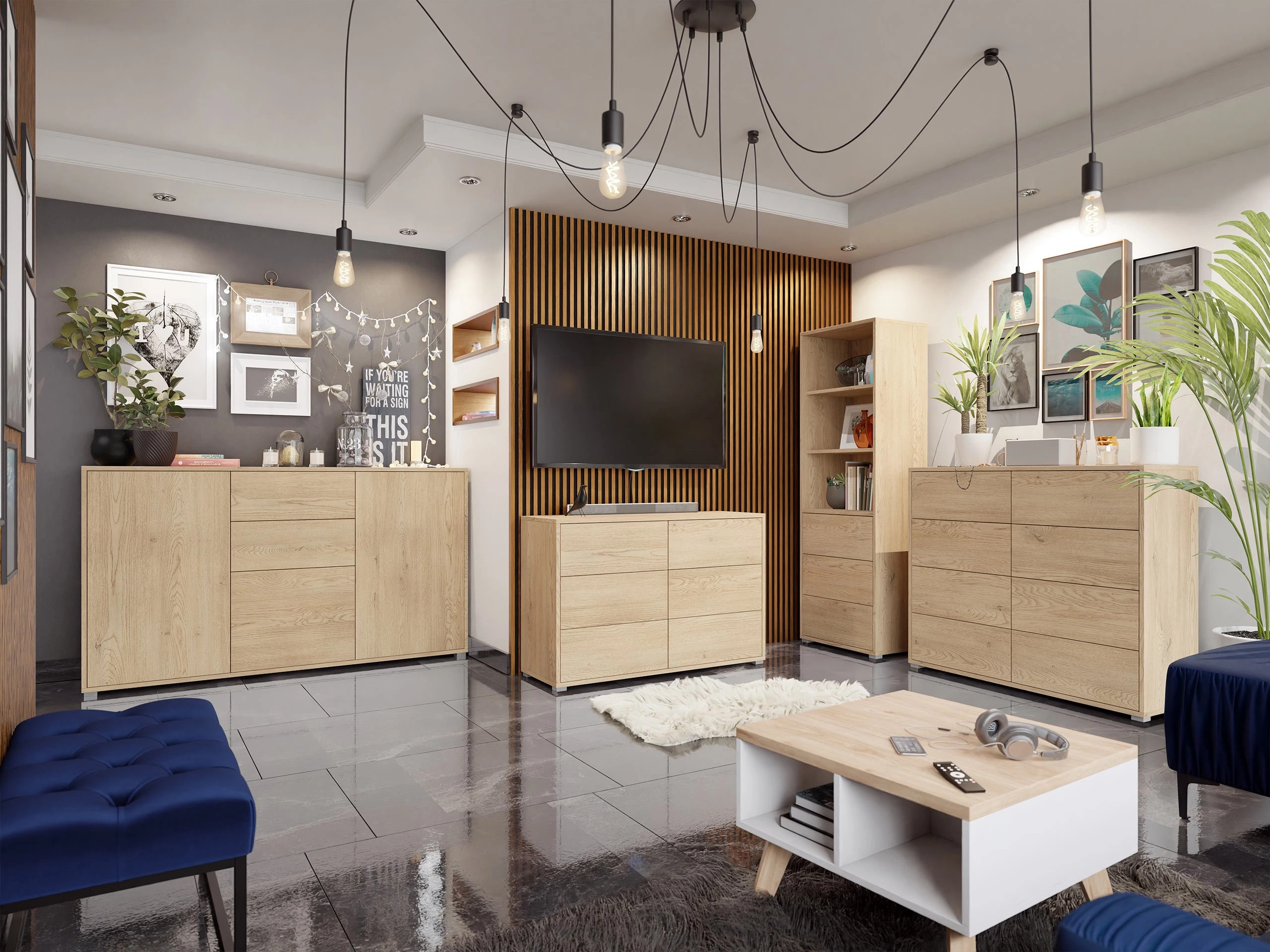 Komoda Comfivo Fersoe 103 (Hrast)