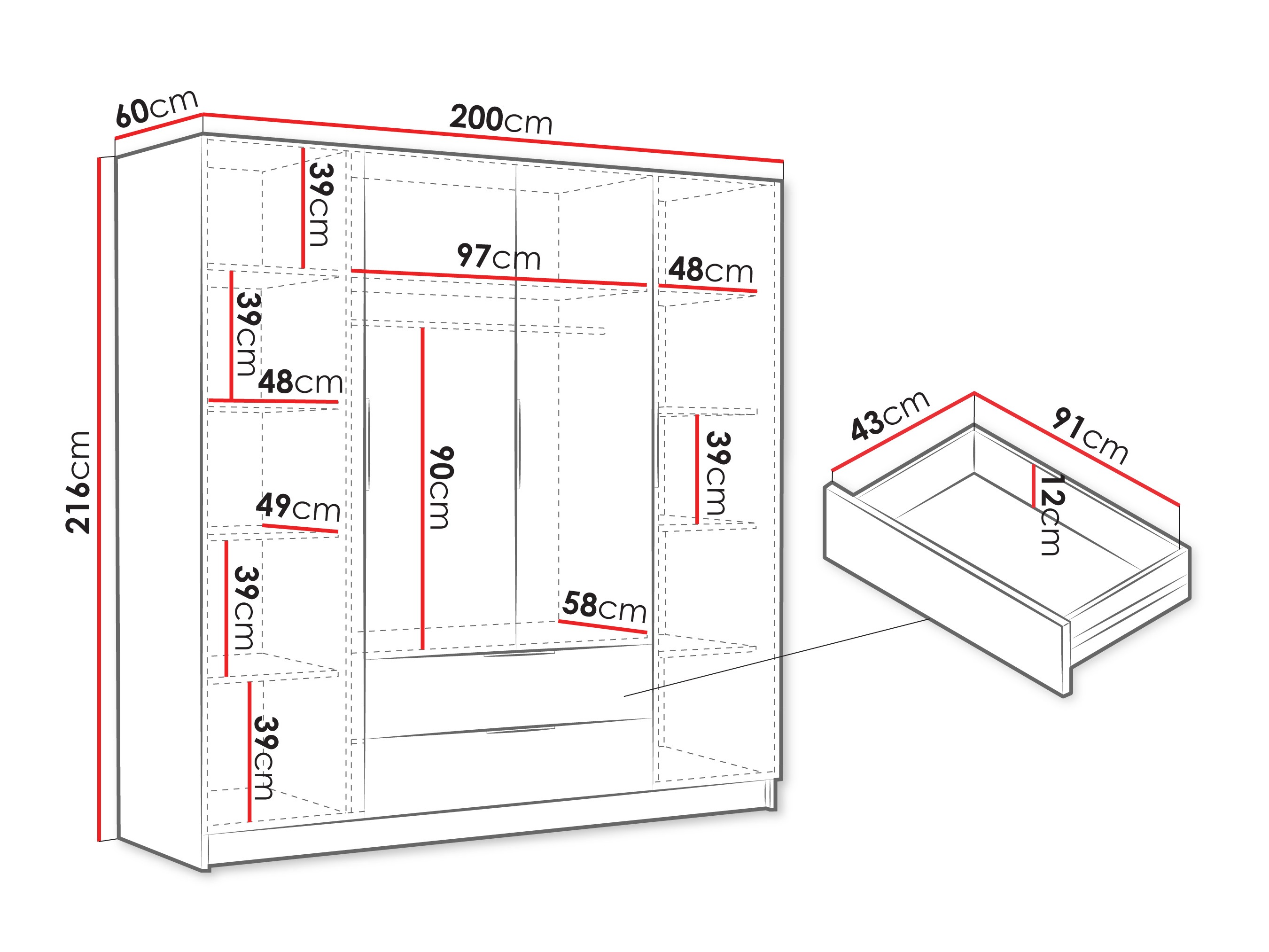 Ormar Closico 202 (Belo)