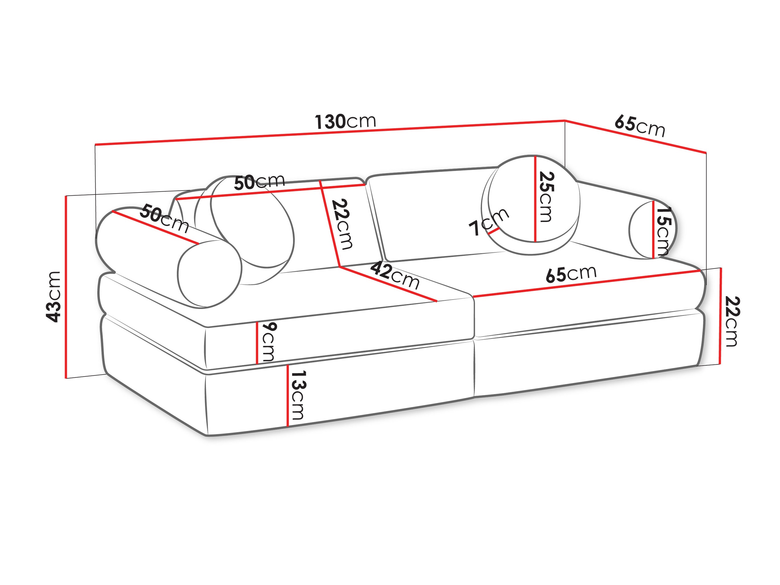 Sofa Edinburg 108 (Poso 100)