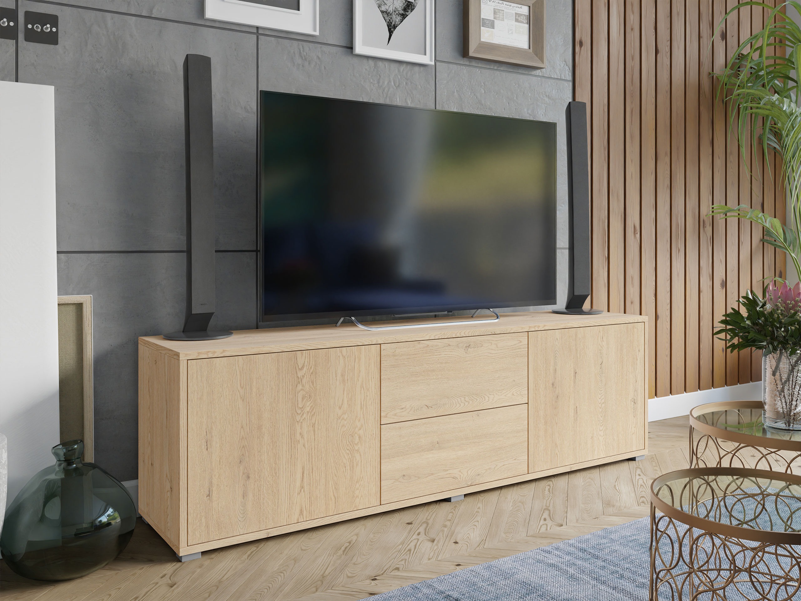 TV komoda Comfivo Tutela (Hrast)