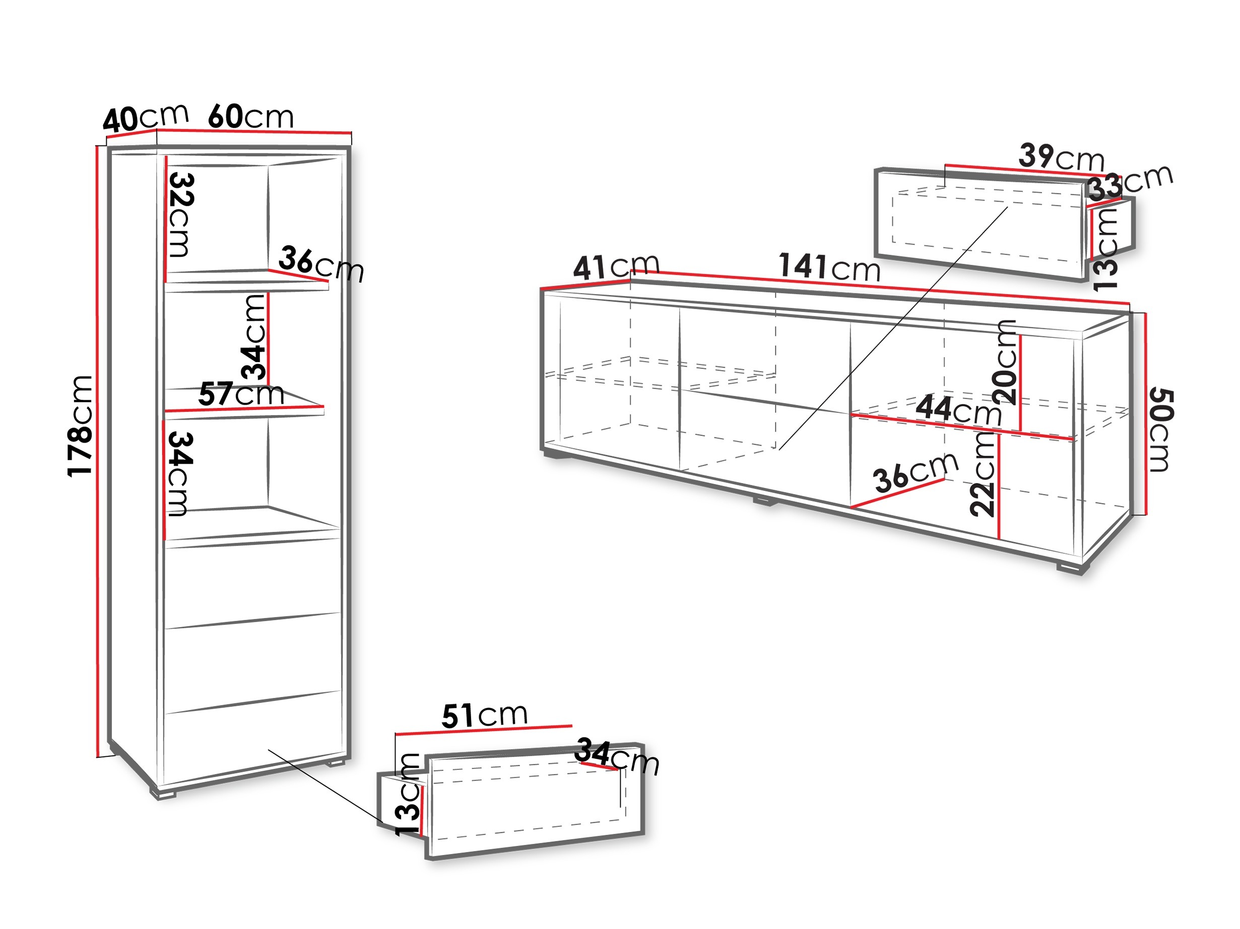 Set za dnevnu sobu Comfivo Fersoe 111 (Hrast)